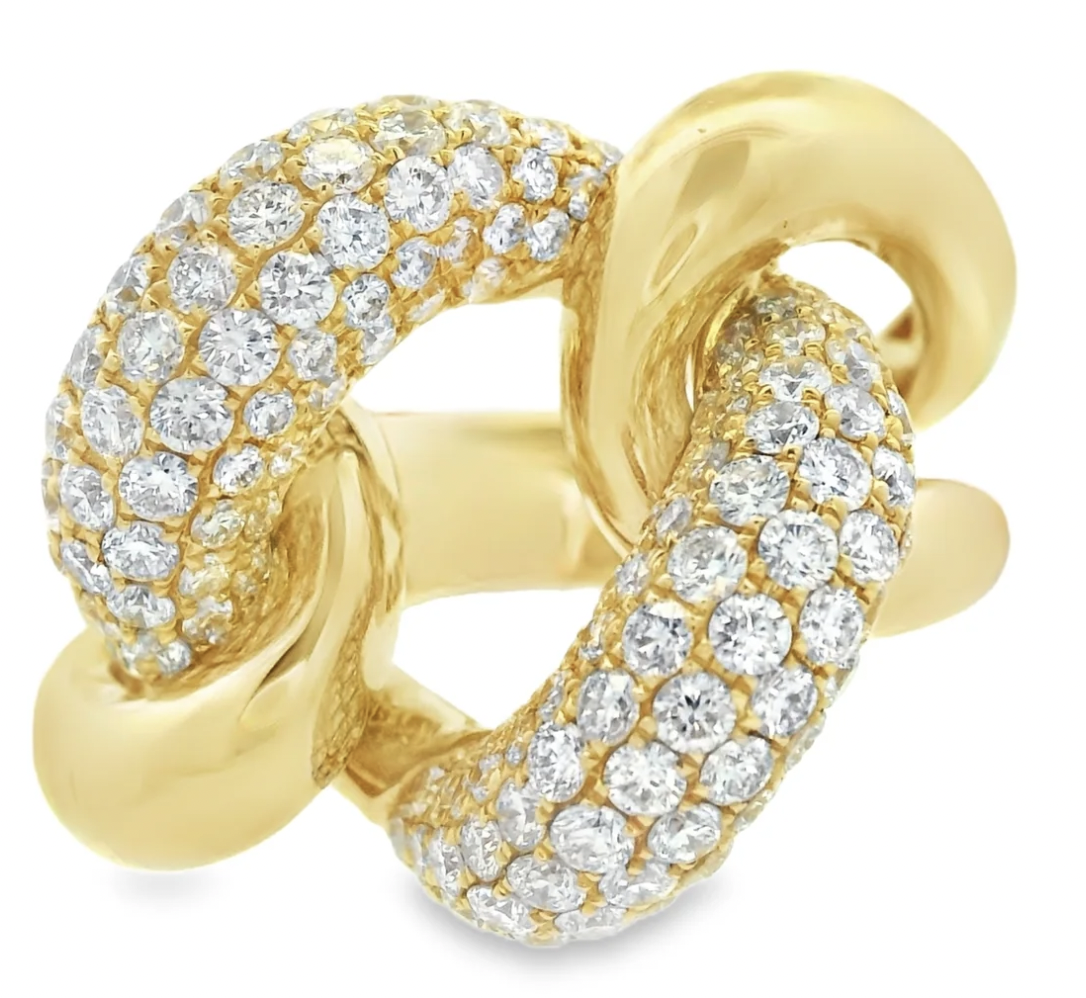 RETRO KNOT DIAMOND RING