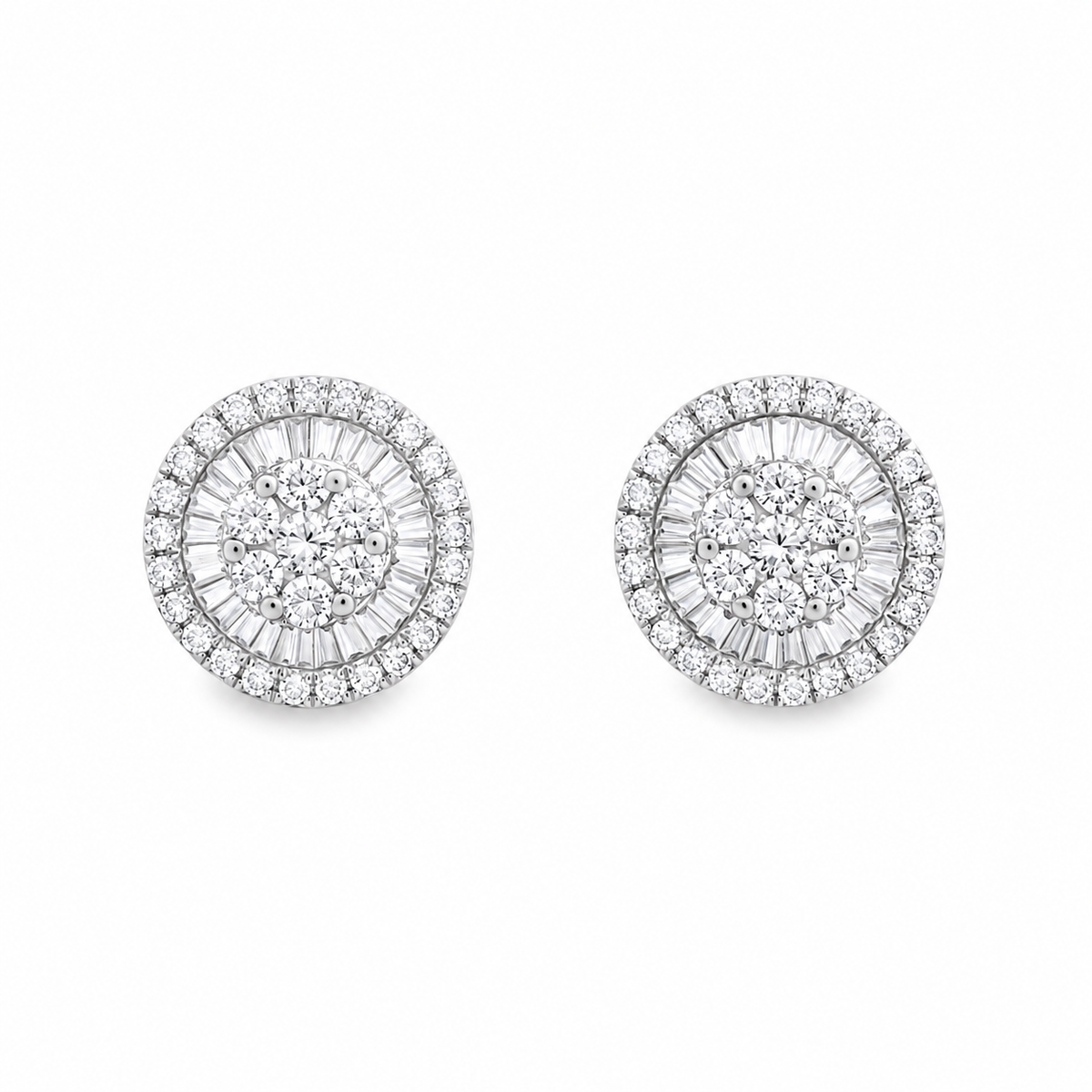ROUNDED DIAMONDS STUDS