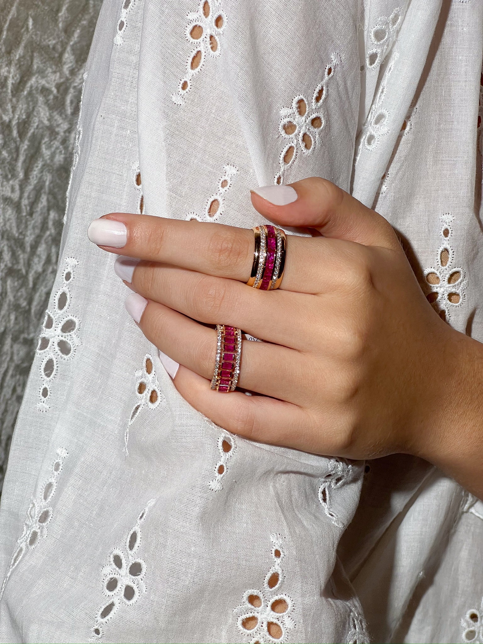 RUBY AND DIAMOND BAND