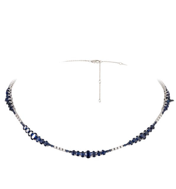 SAPPHIRE GRADIENT NECKLACE