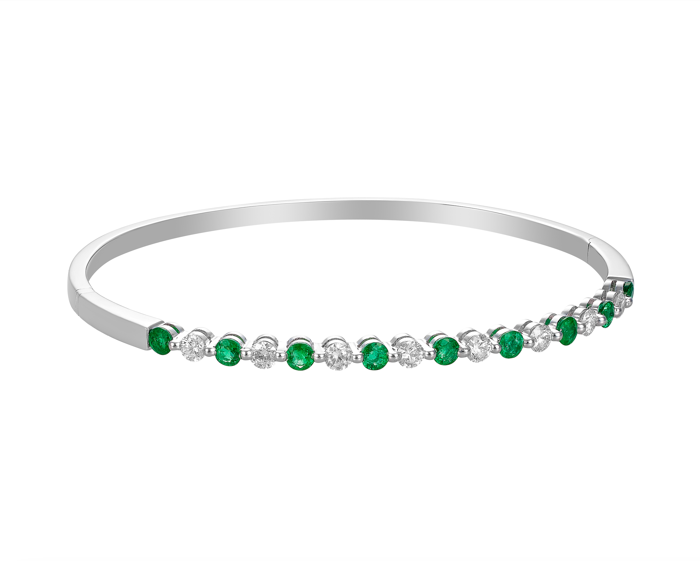 WILLOW EMERALD BANGLE