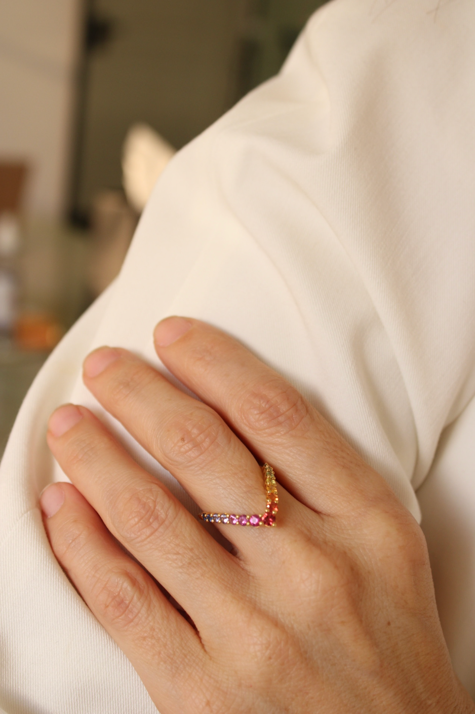 Duplicate Title: V RAINBOW RING | 2100.00 | V RAINBOW RING