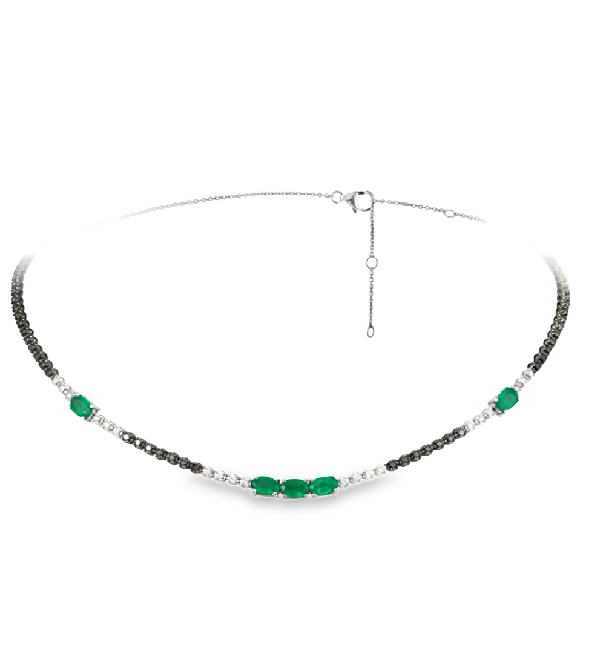 THREE-STONE CHOKER