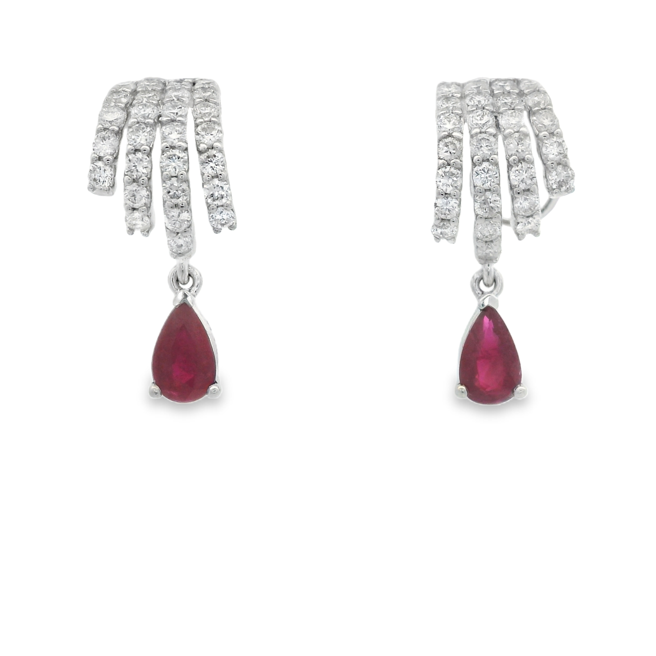 THREE-LINE RUBY DROPS