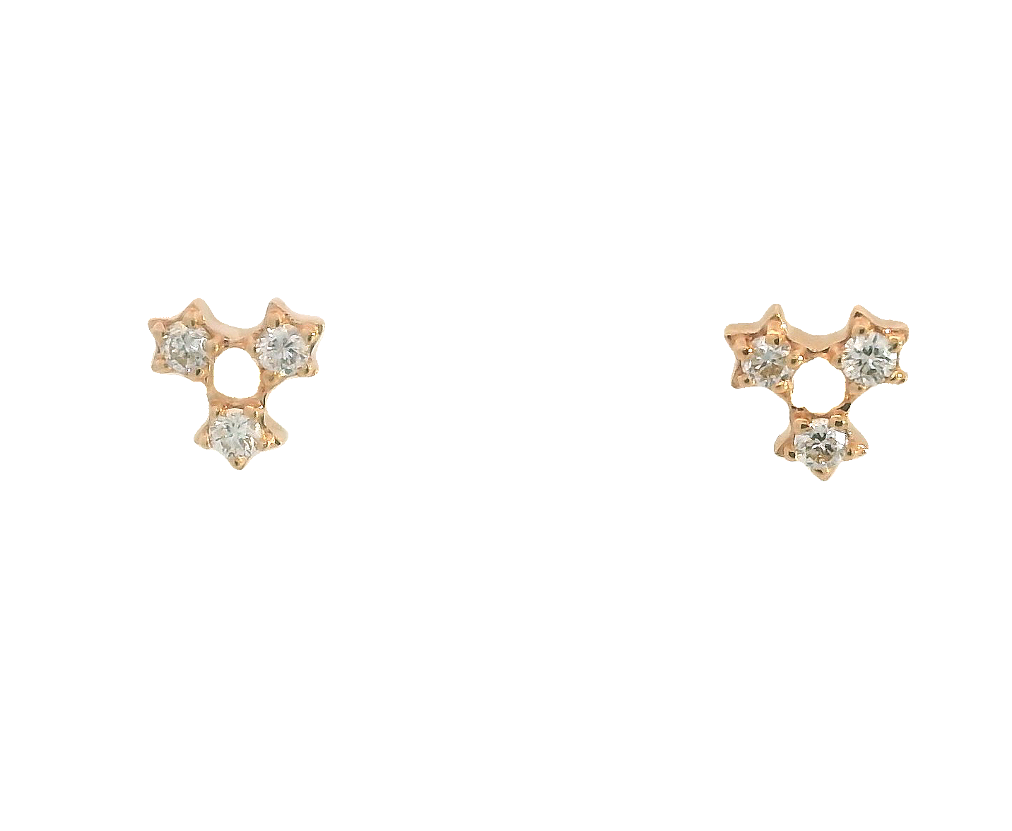 THREE STAR EARRINGS