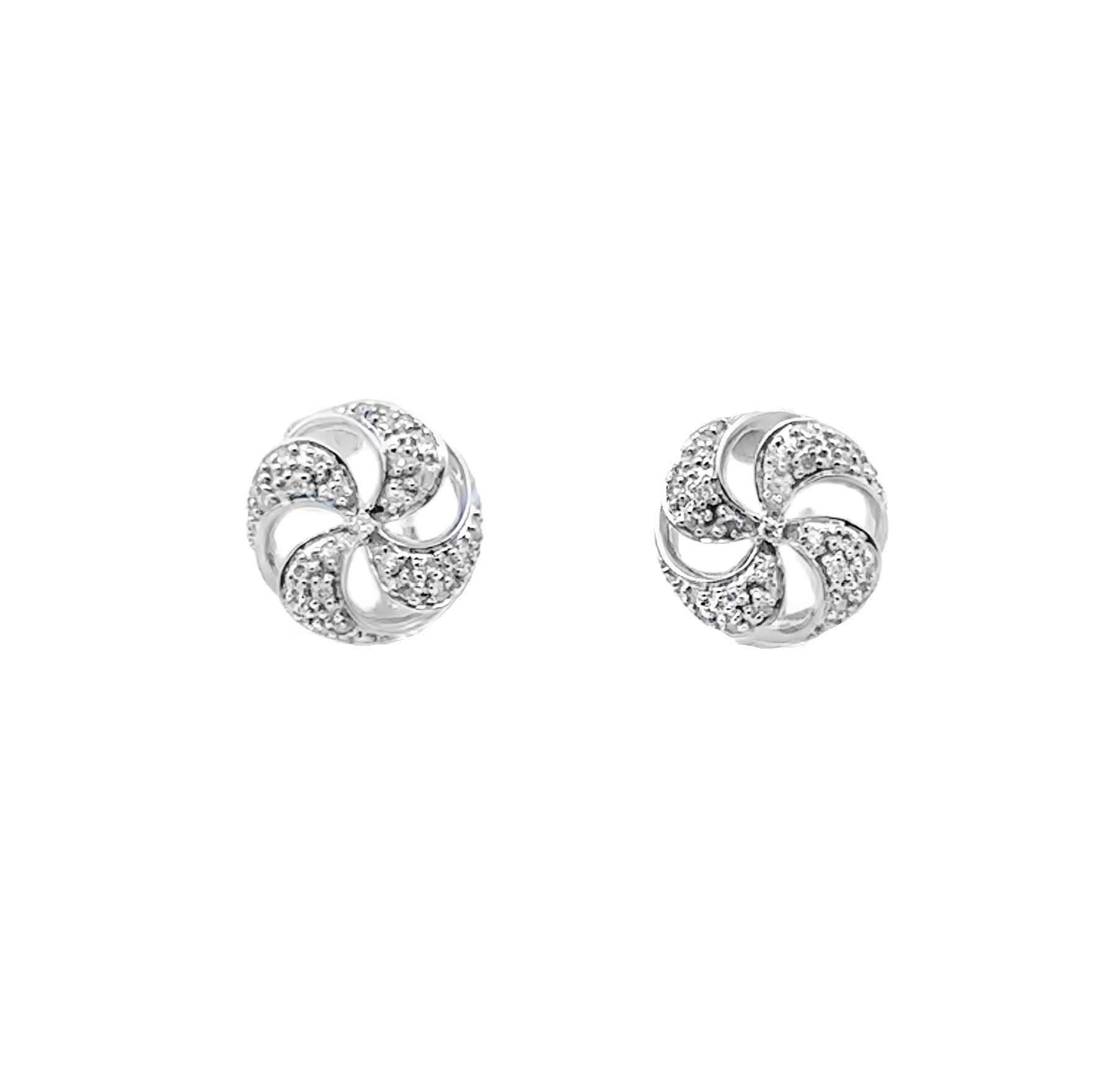 TWIST DIAMOND STUDS