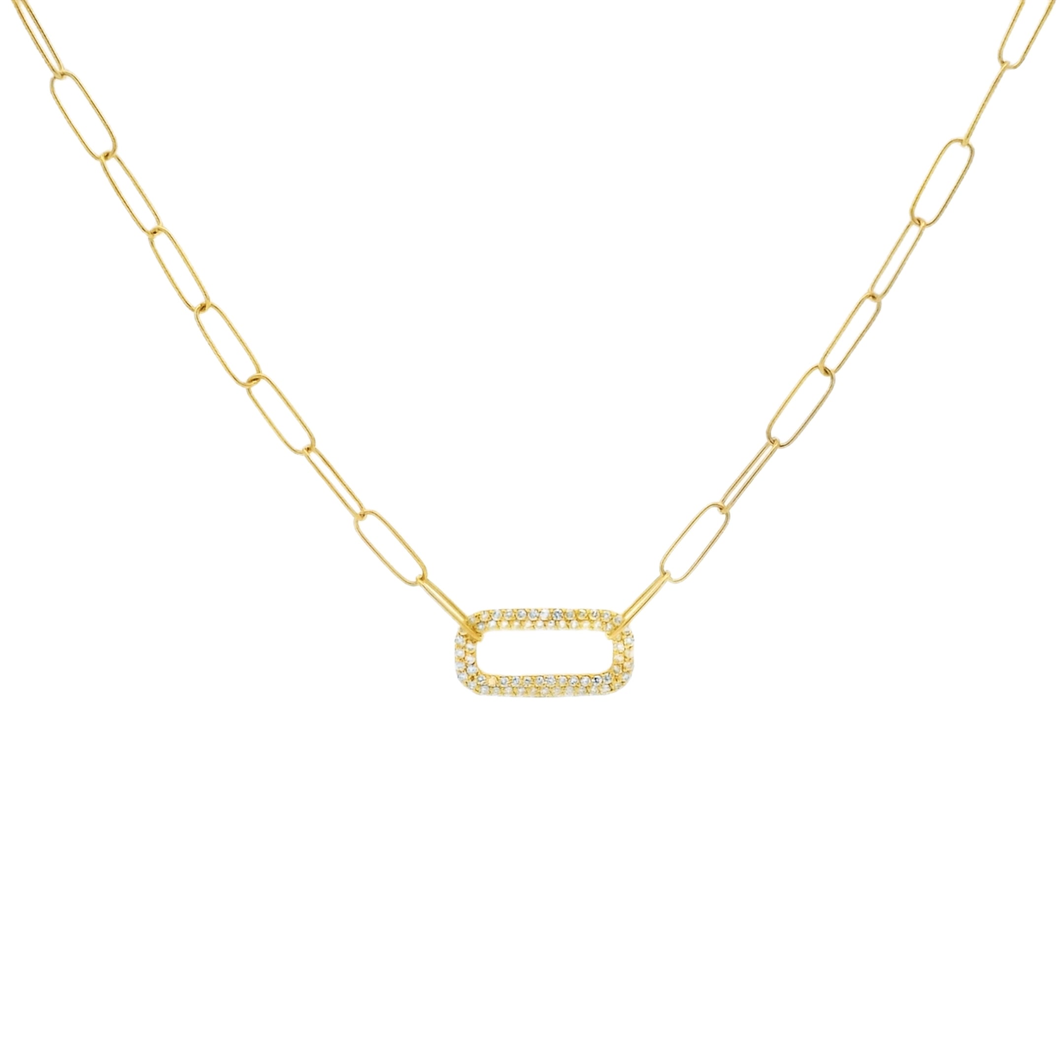 DIAMOND SINGLE CHAIN ADJUSTABLE NECKLACE.
