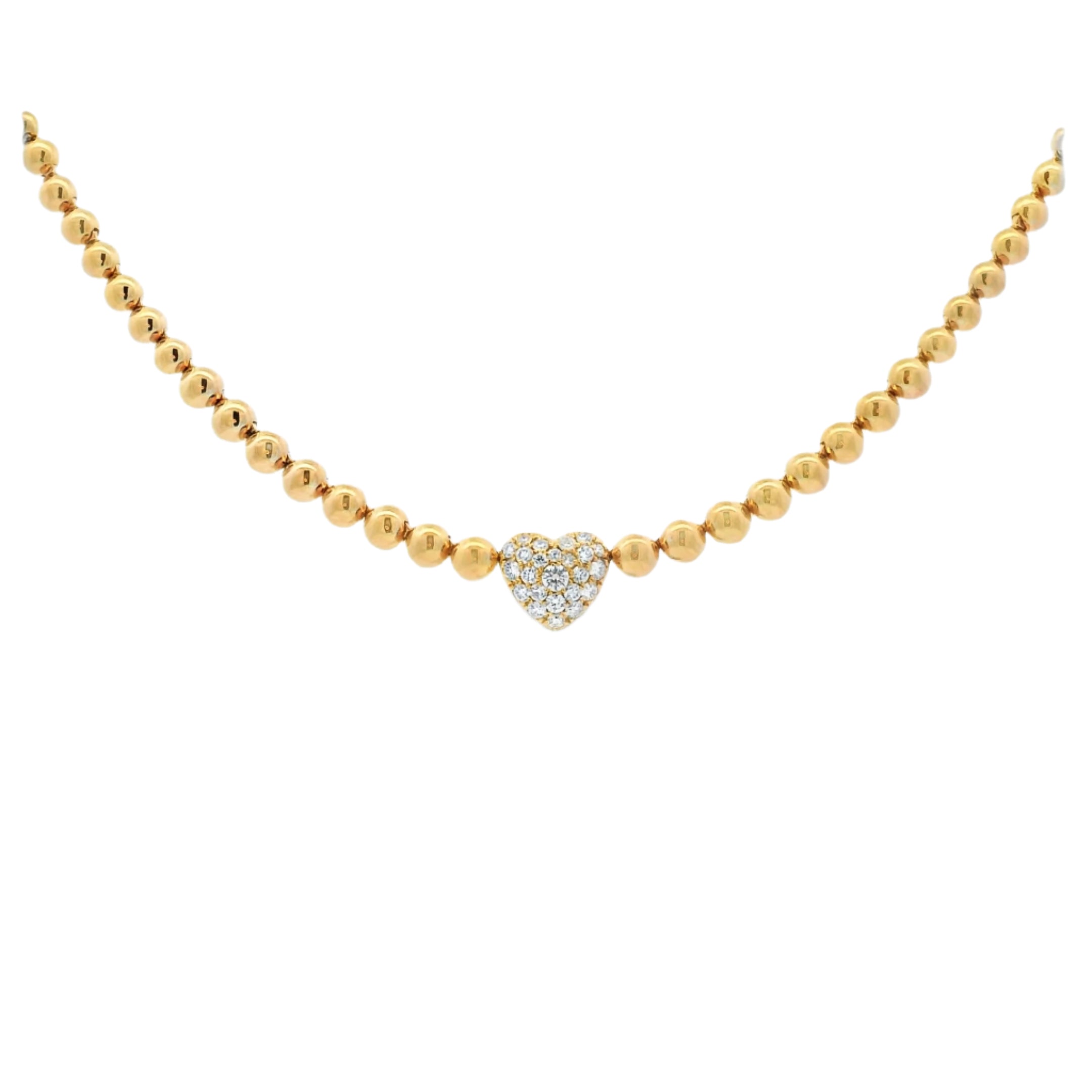 HEART SPARK DIAMOND CHOKER