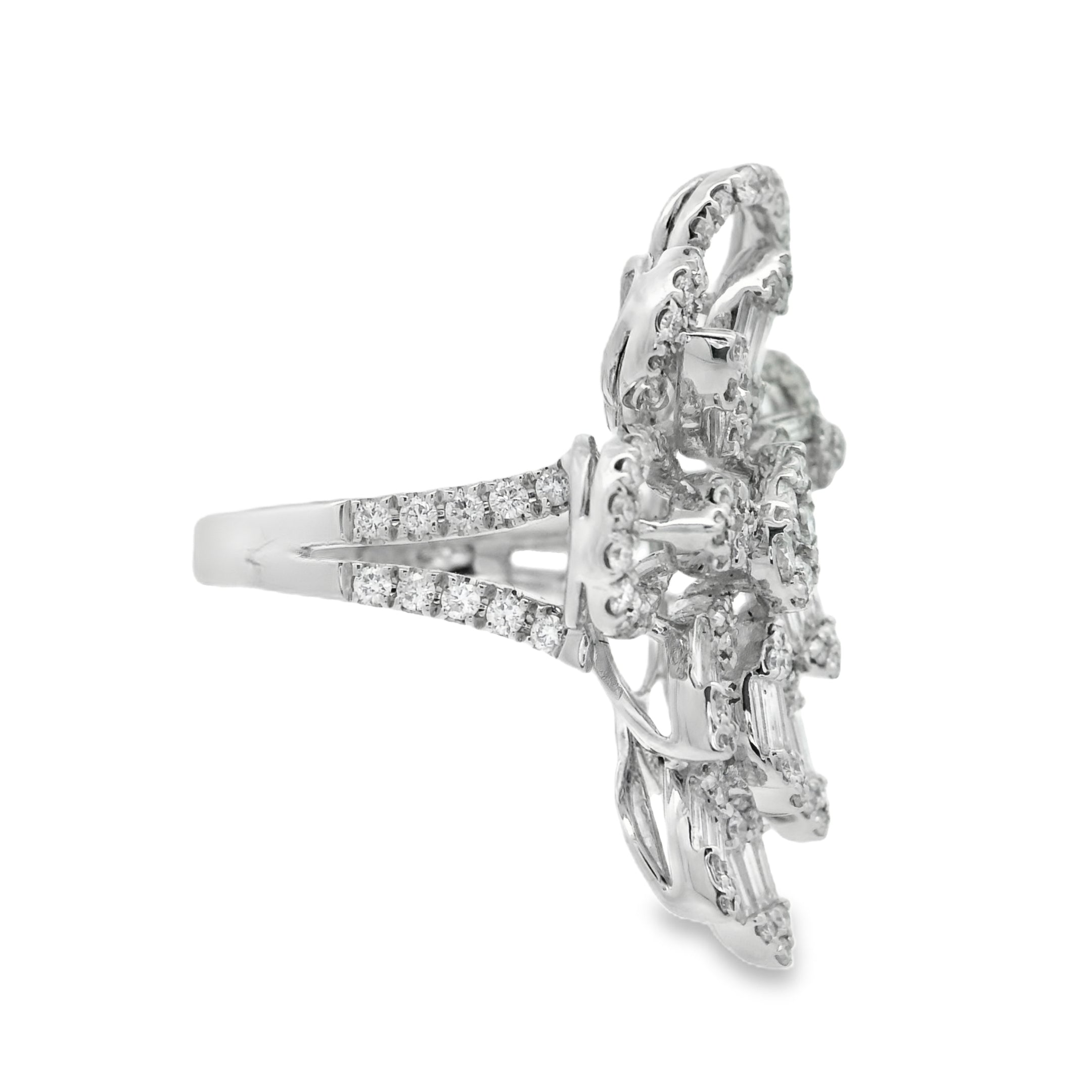PETAL GRACE DIAMOND COCKTAIL RING