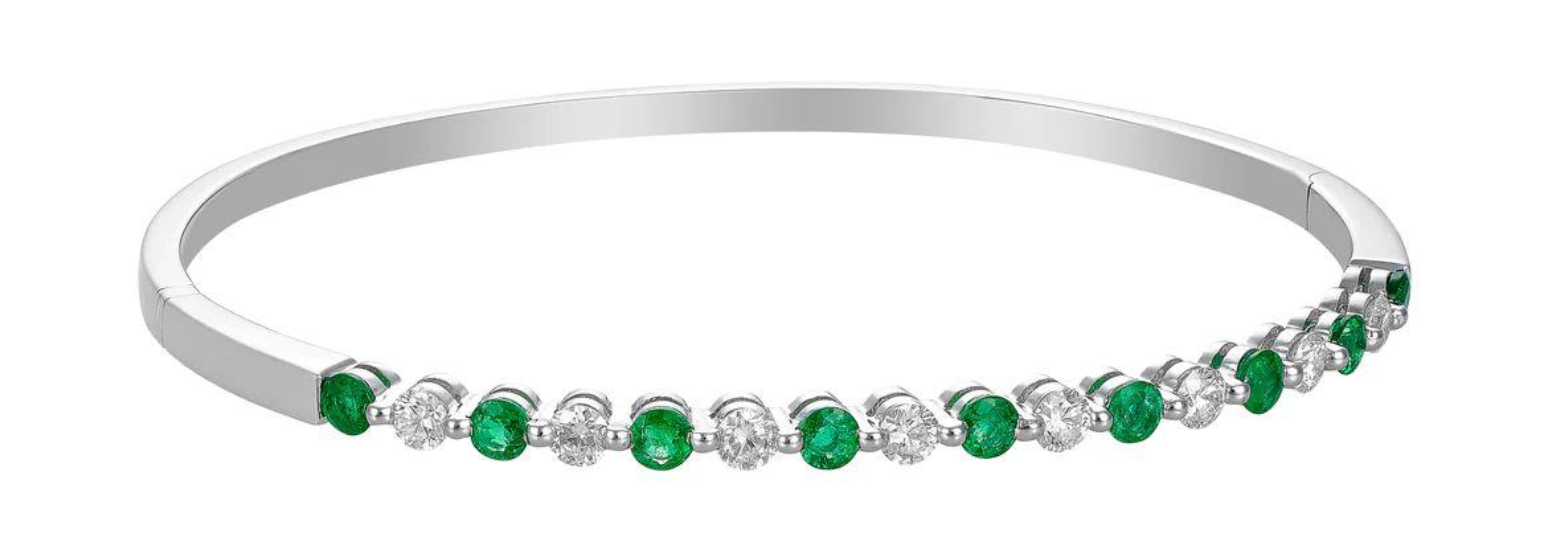 WILLOW BANGLE EMERALDS