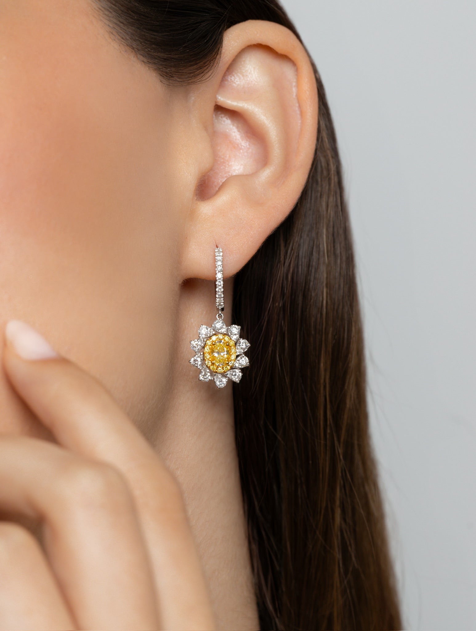 SUNFIRE CASCADE DROP EARRINGS