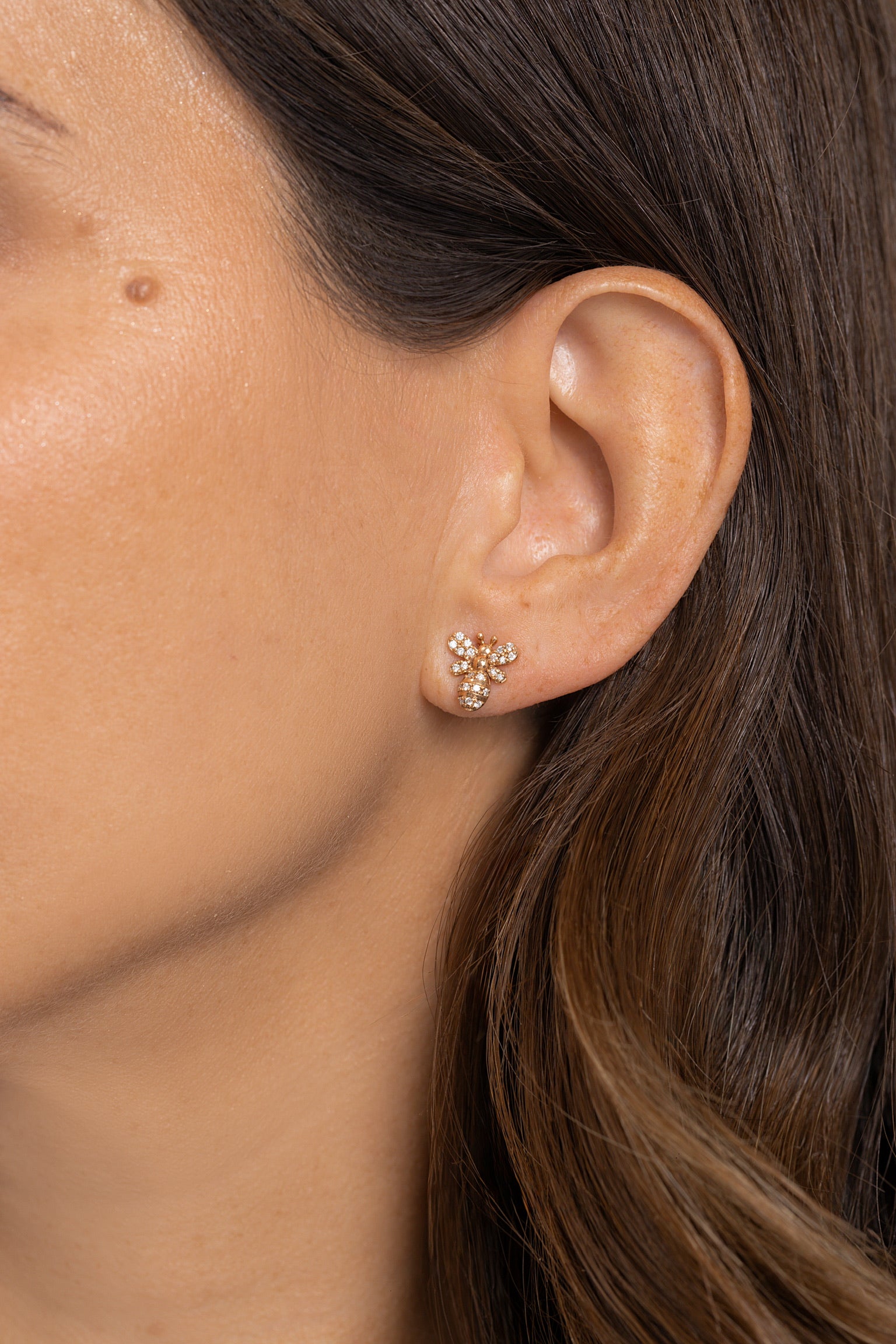 LITTLE BEE DIAMOND EARRINGS