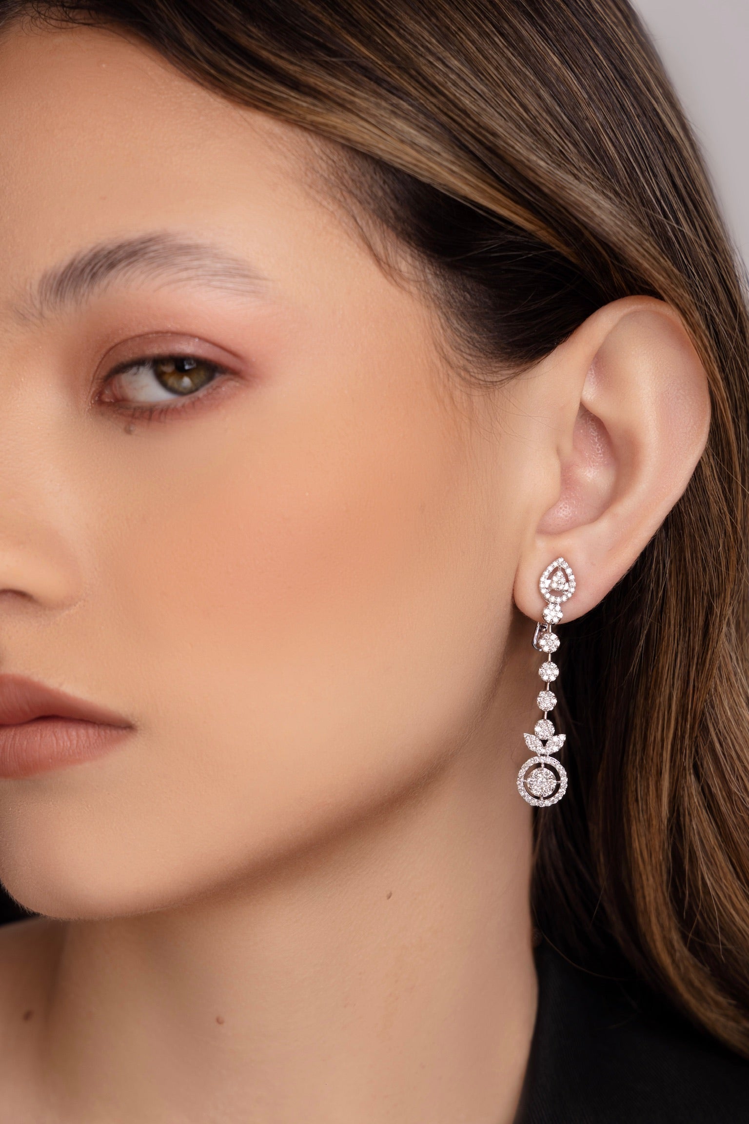 DIAMOND LONG EARRINGS