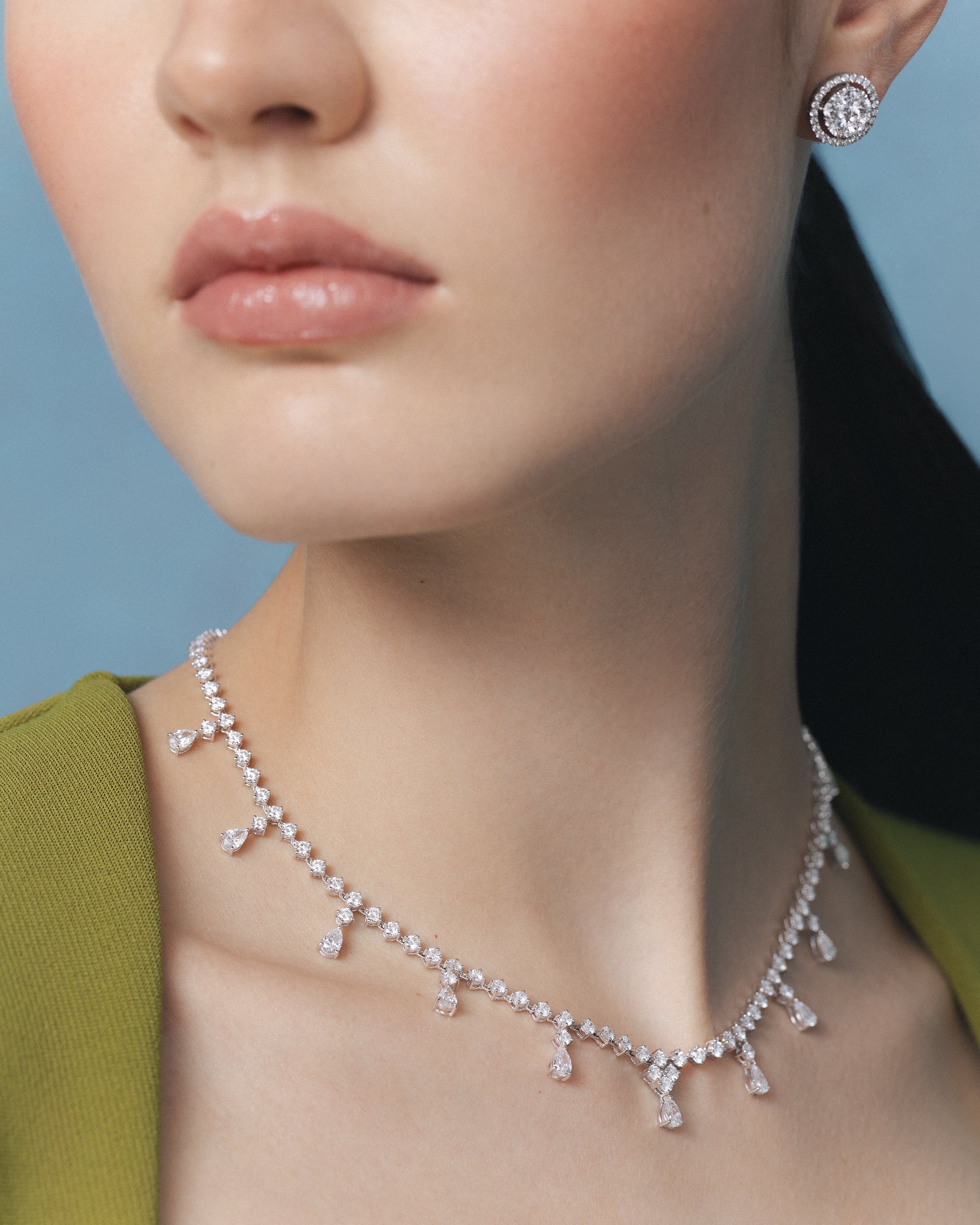 DIAMOND DROP NECKLACE