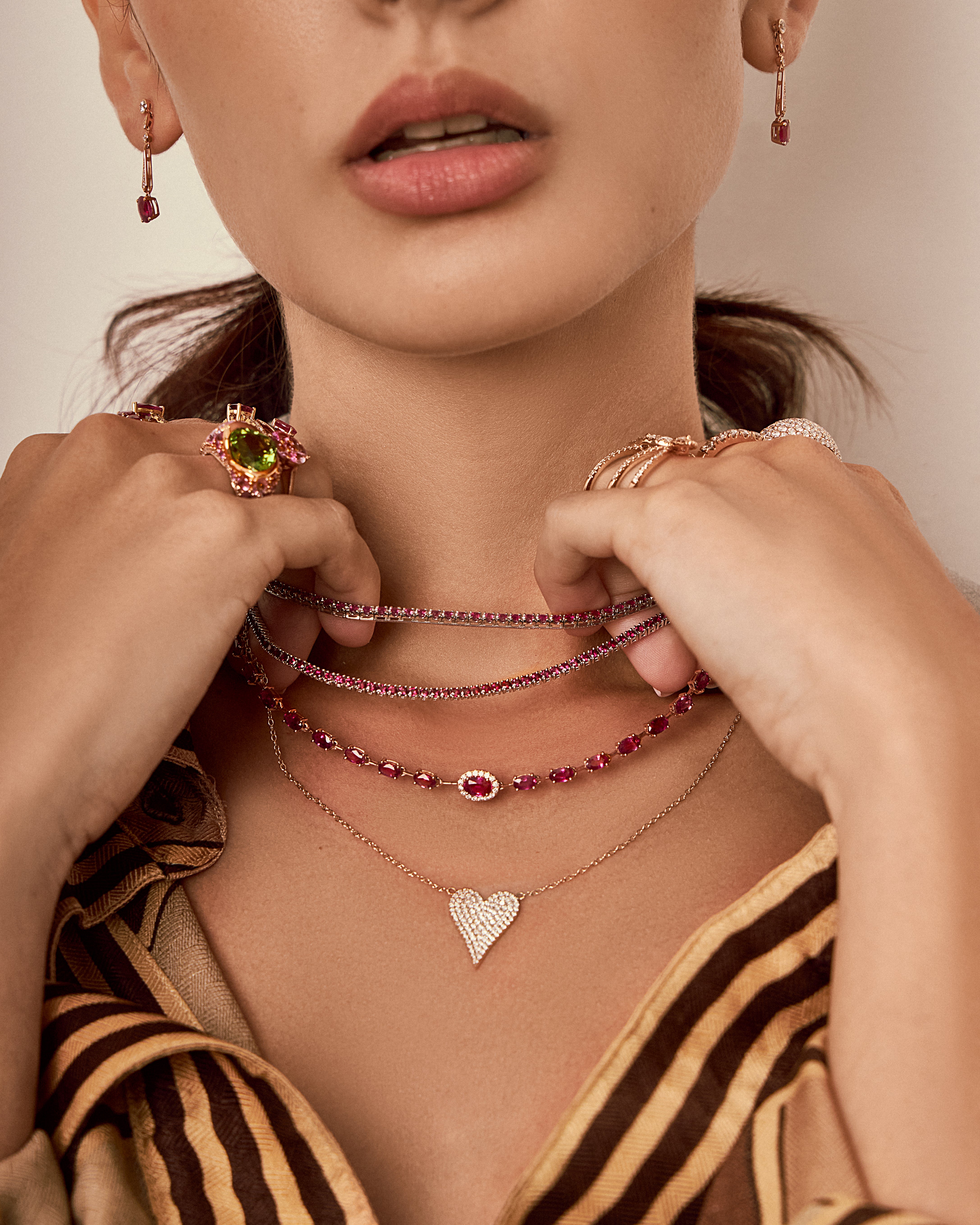 RIVIÈRE TENNIS NECKLACE