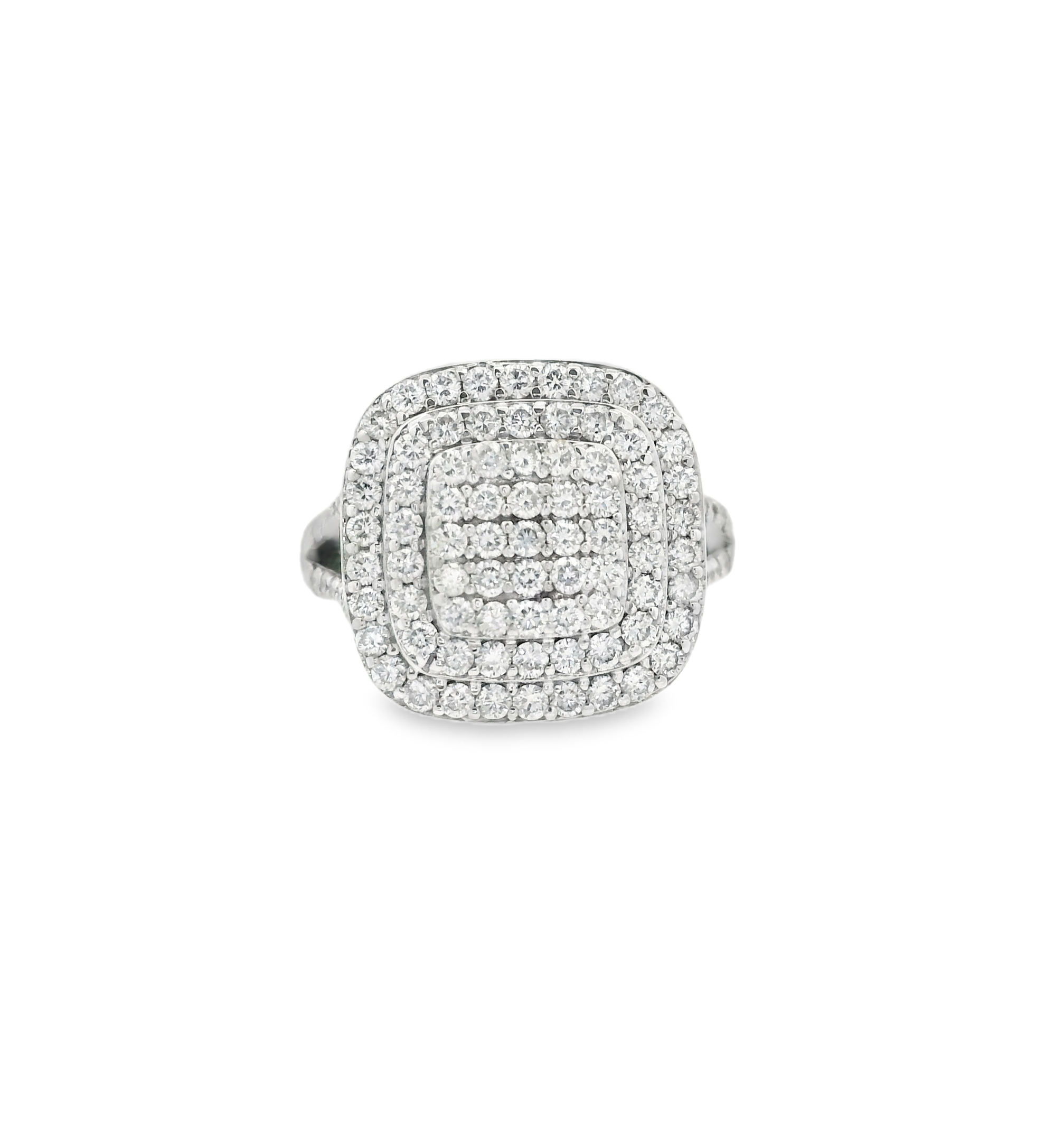 CUSHION HALO RING