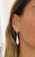 BLADE GLIMMER DIAMOND EARRINGS