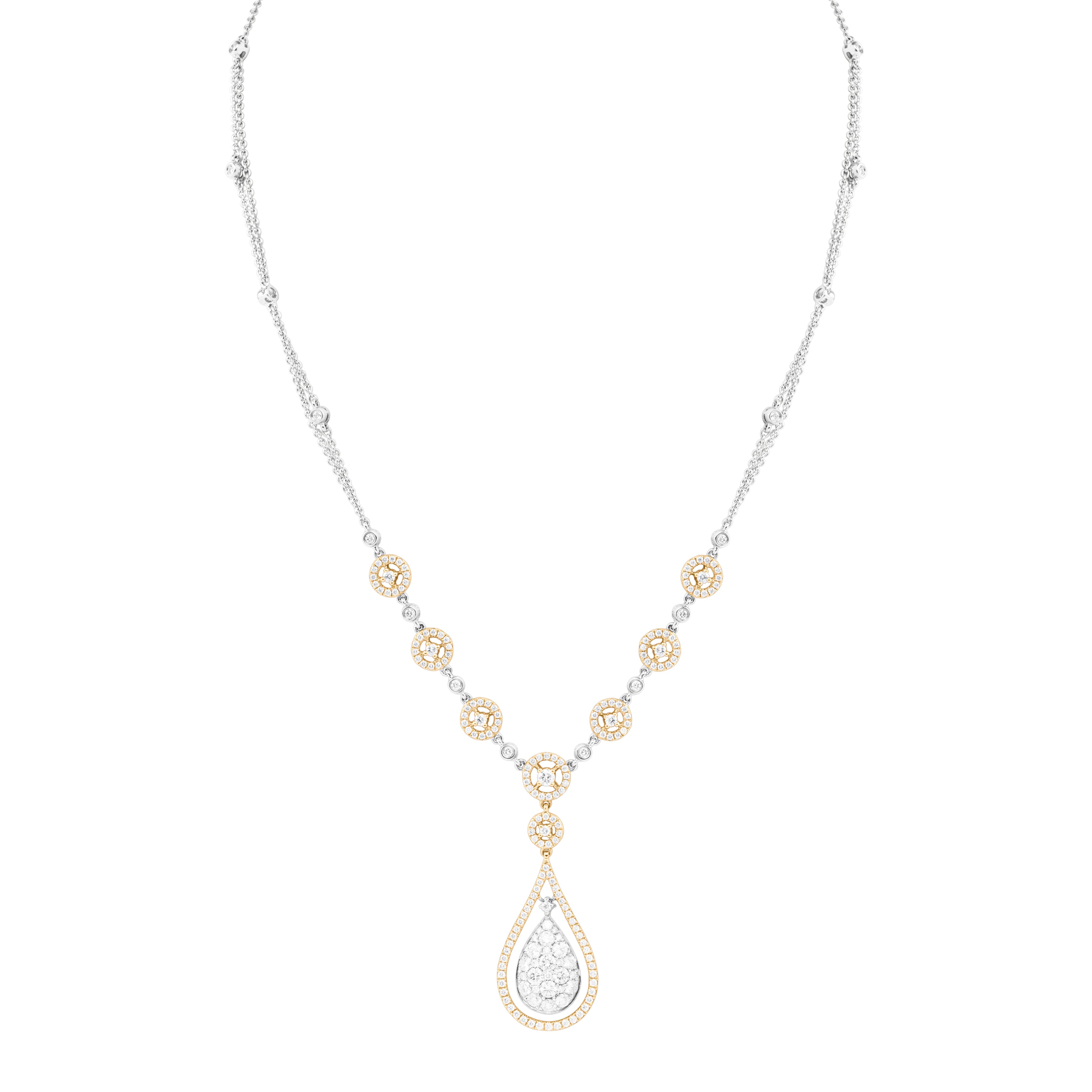 DIAMOND DROP NECKLACE