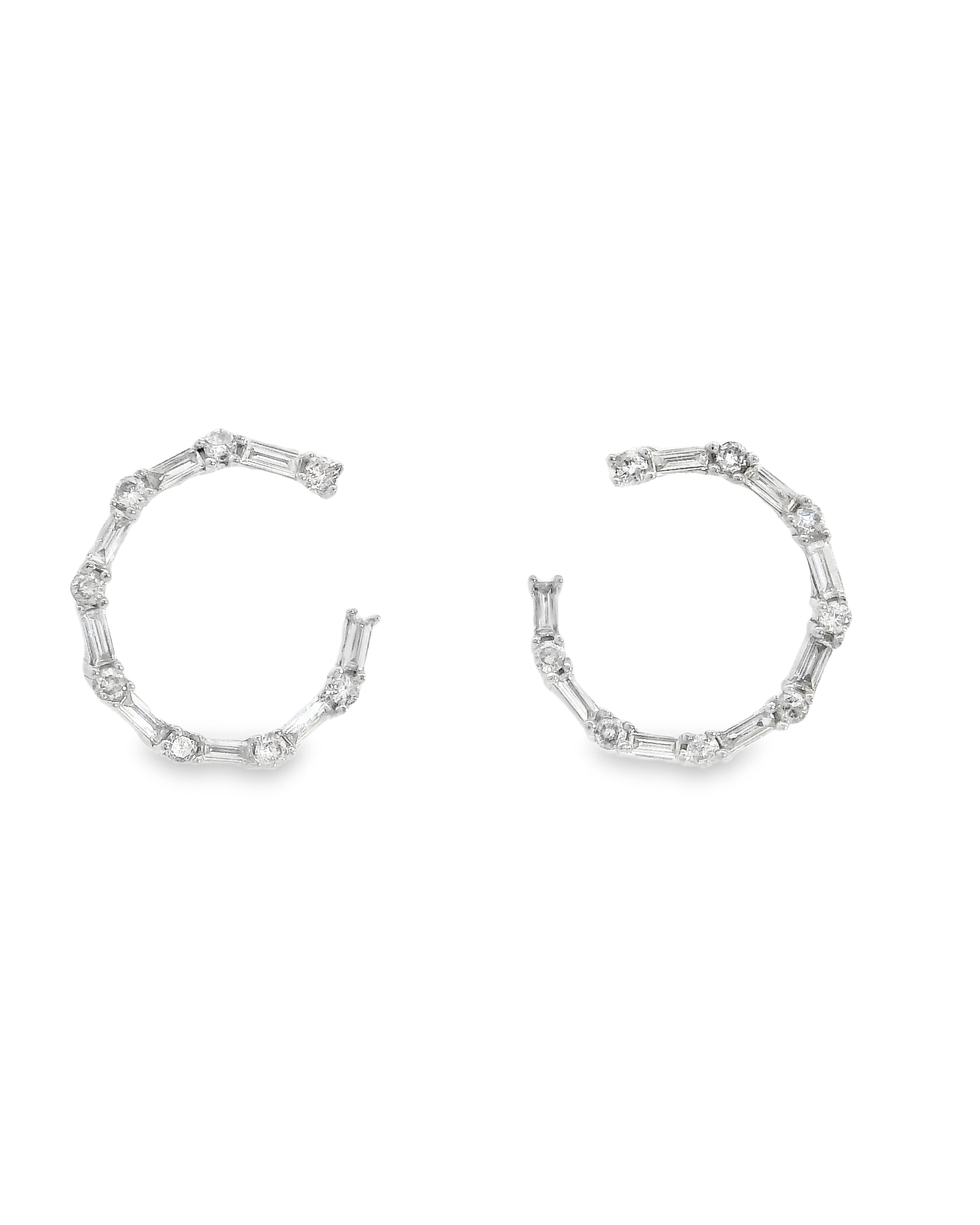 FRONT BACK BAGUETTE DIAMONDS