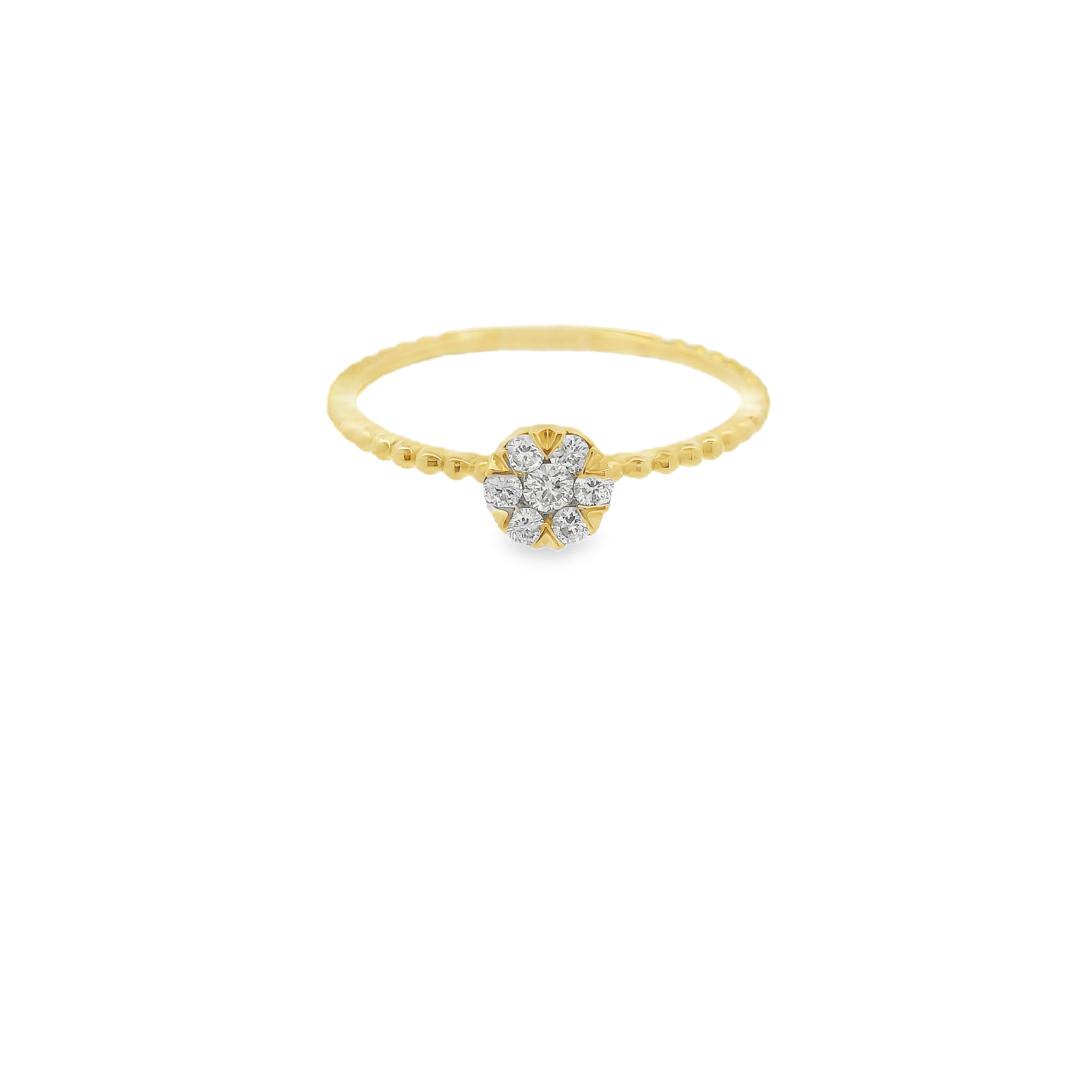 MINI FLOWER DIAMOND RING