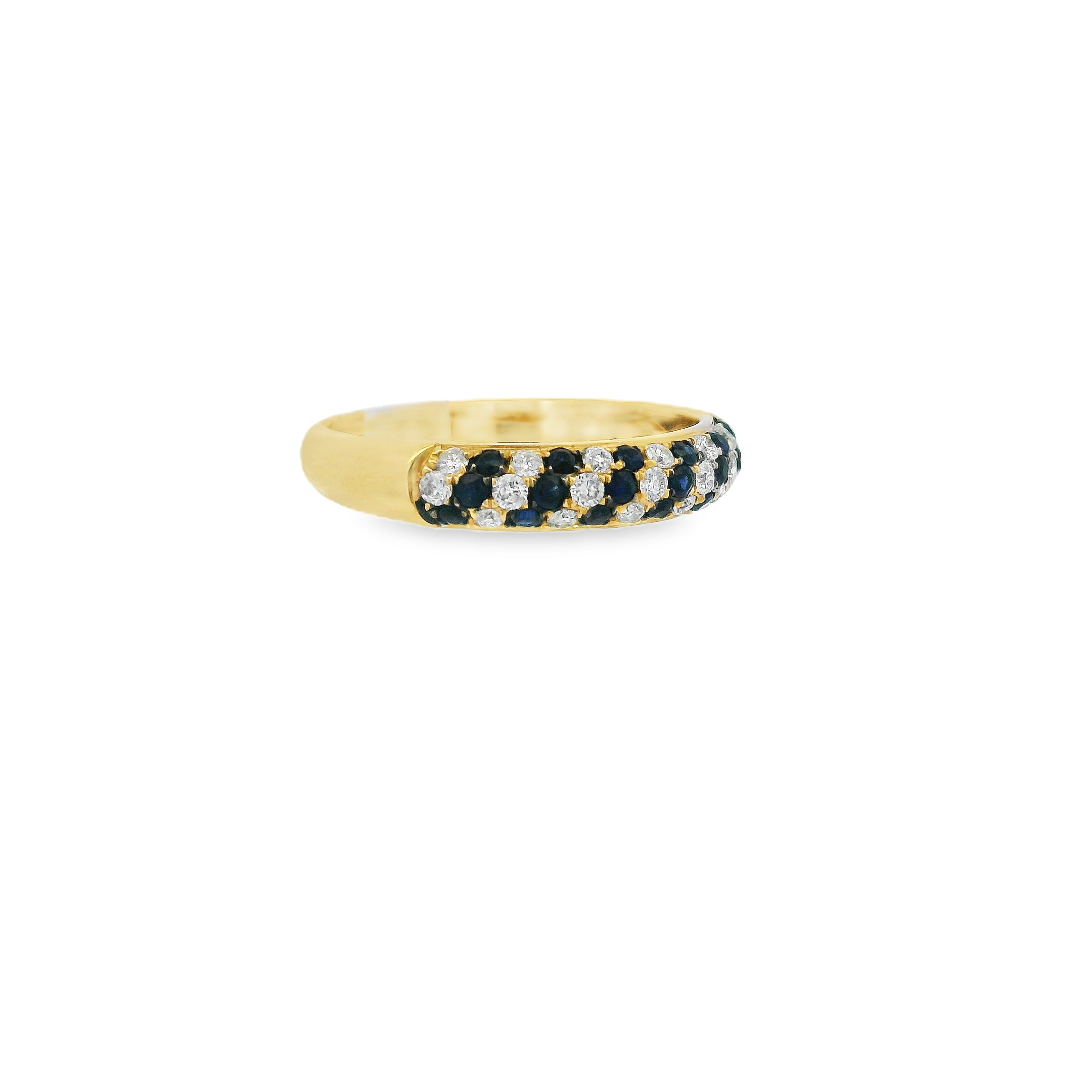 SAPPHIRE SPIRAL BAND