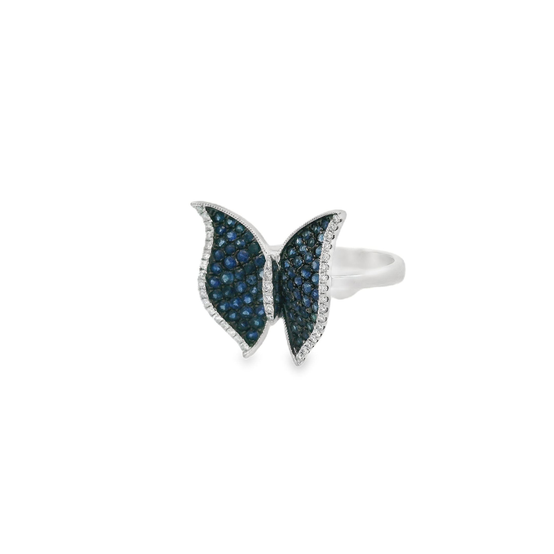 BLUE BUTTERFLY RING