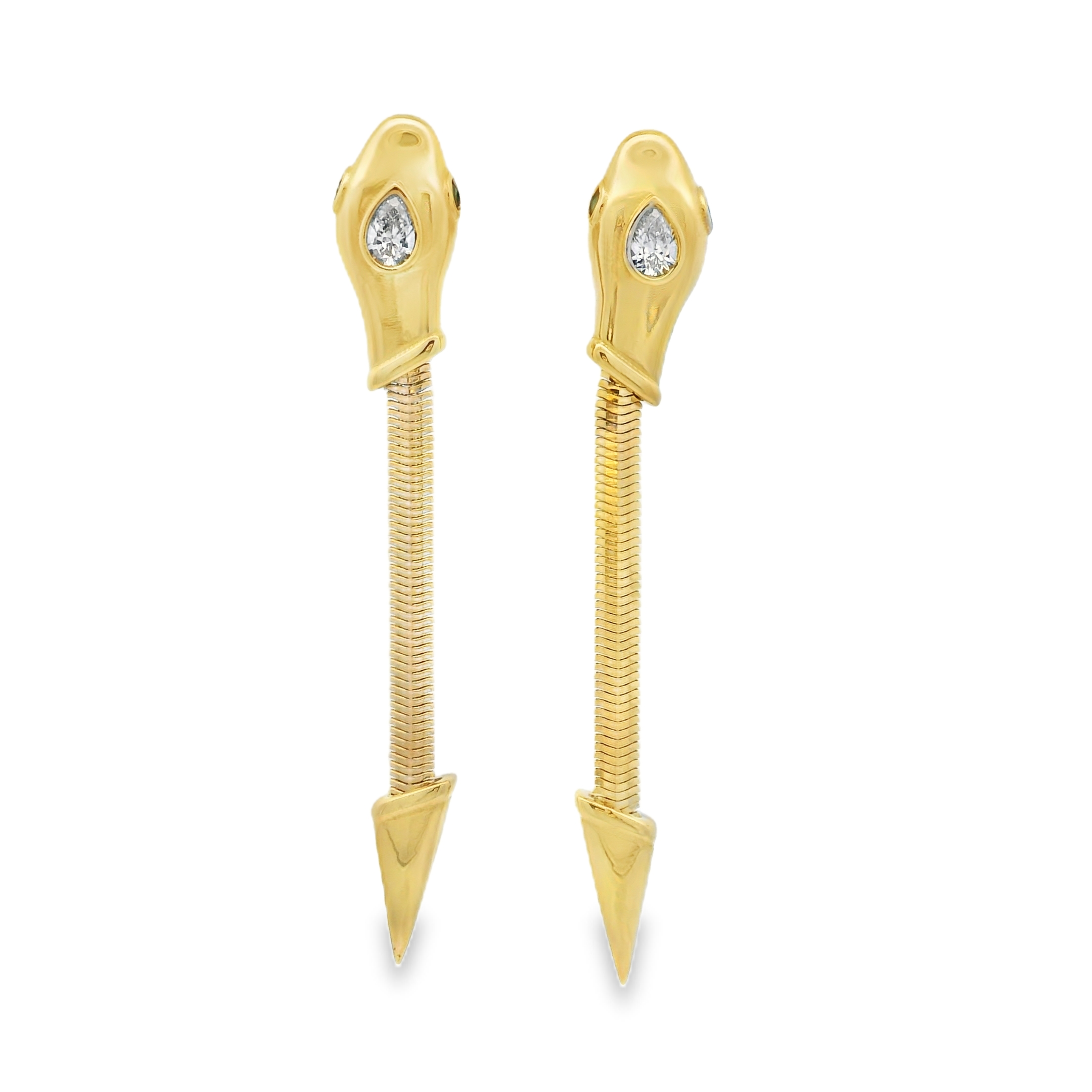 SNAKE DANGLE EARRINGS