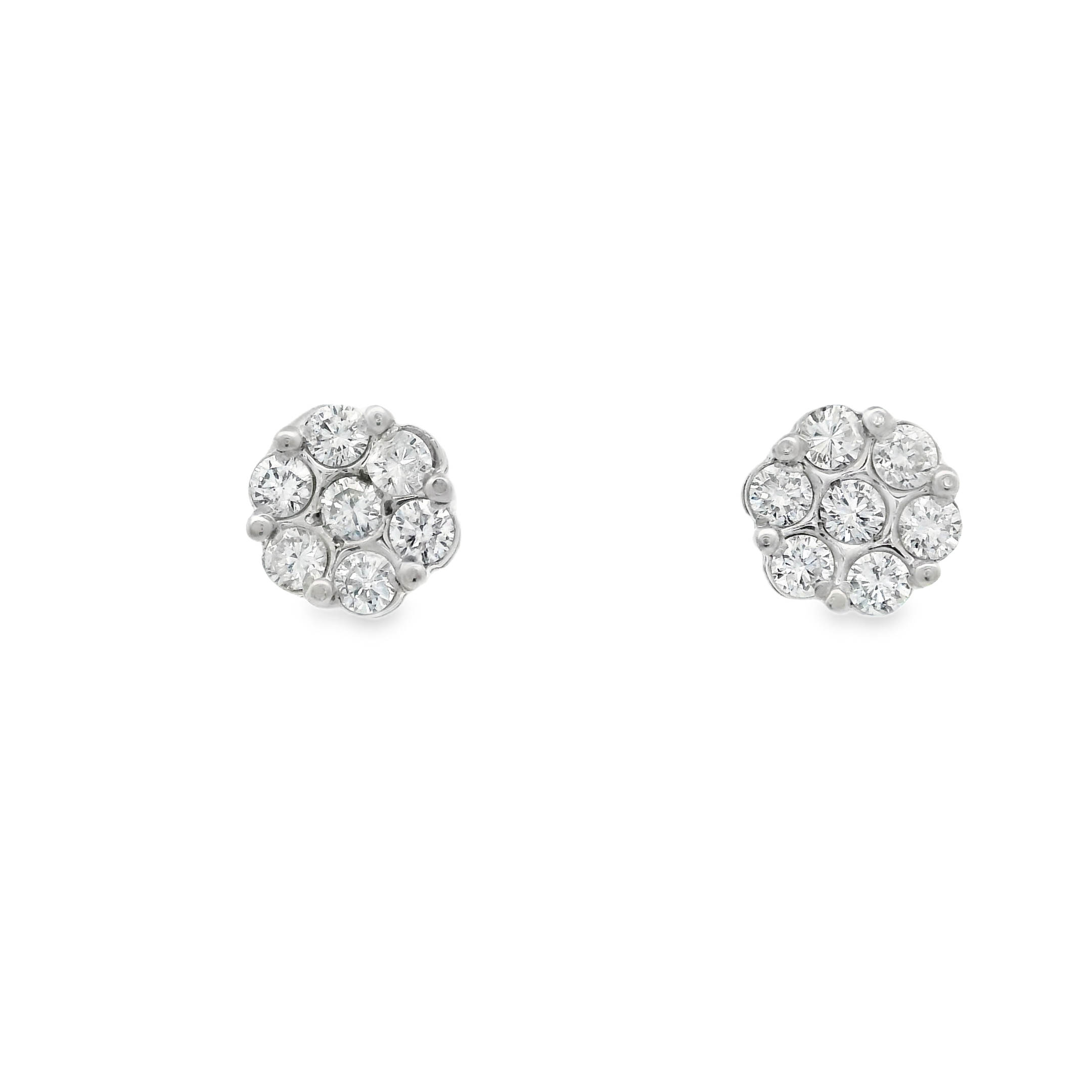 ROUNDED DIAMOND STUDS