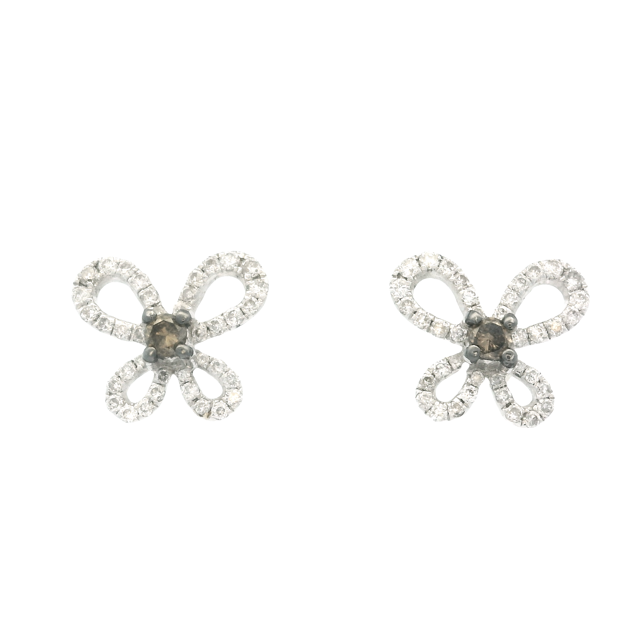 CHAMPAGNE DIAMOND BUTTERFLY