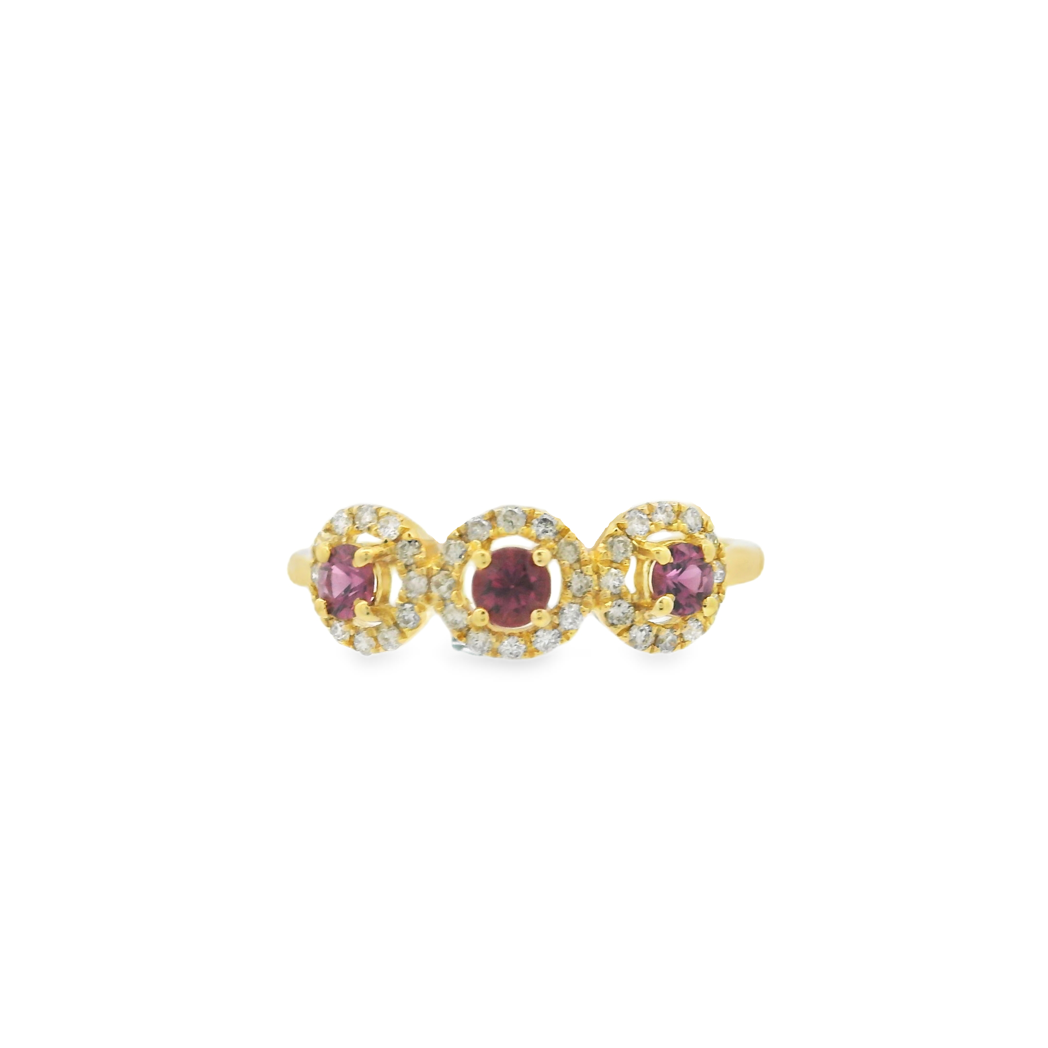 THREE RUBY RING