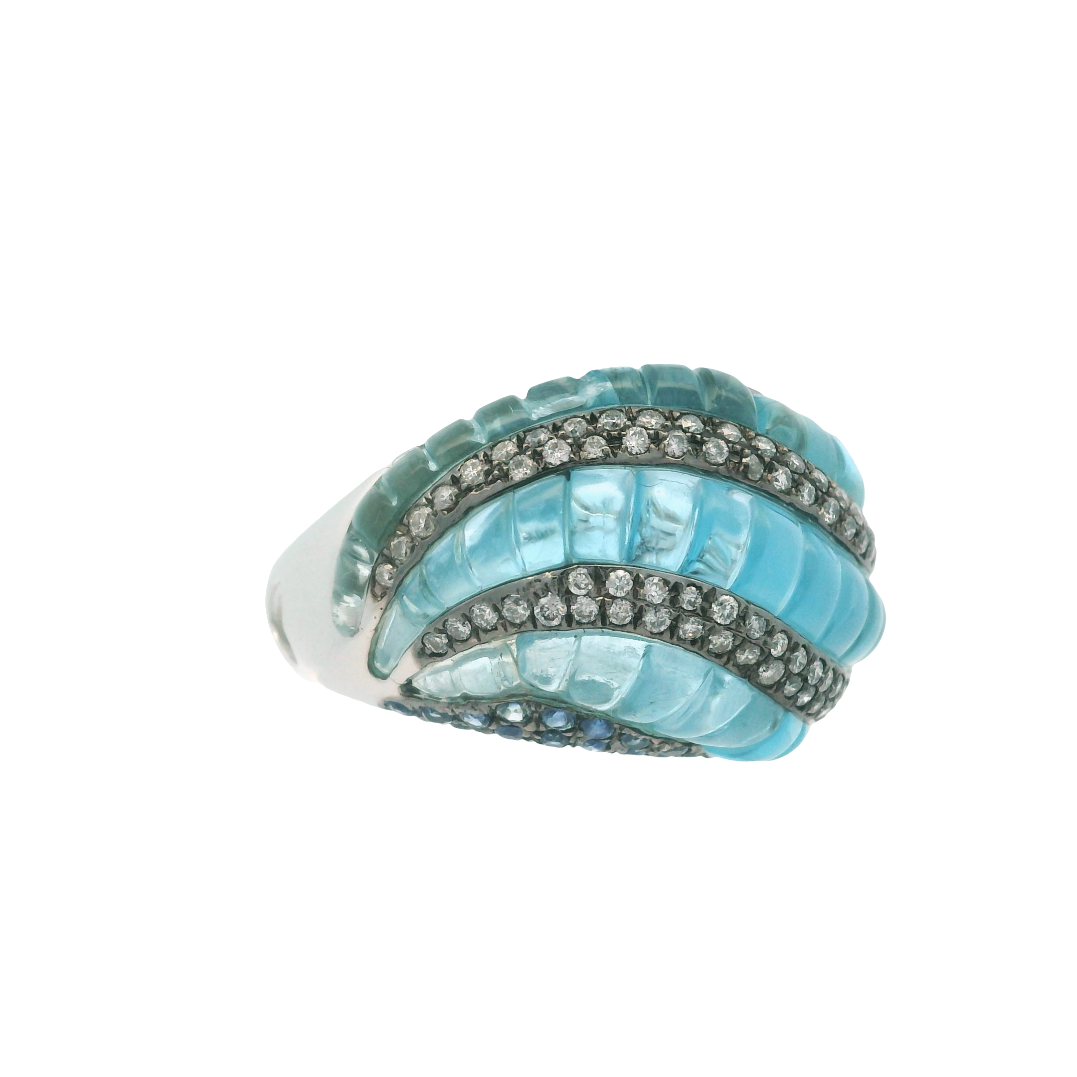 TOPAZIO SPIRAL RING