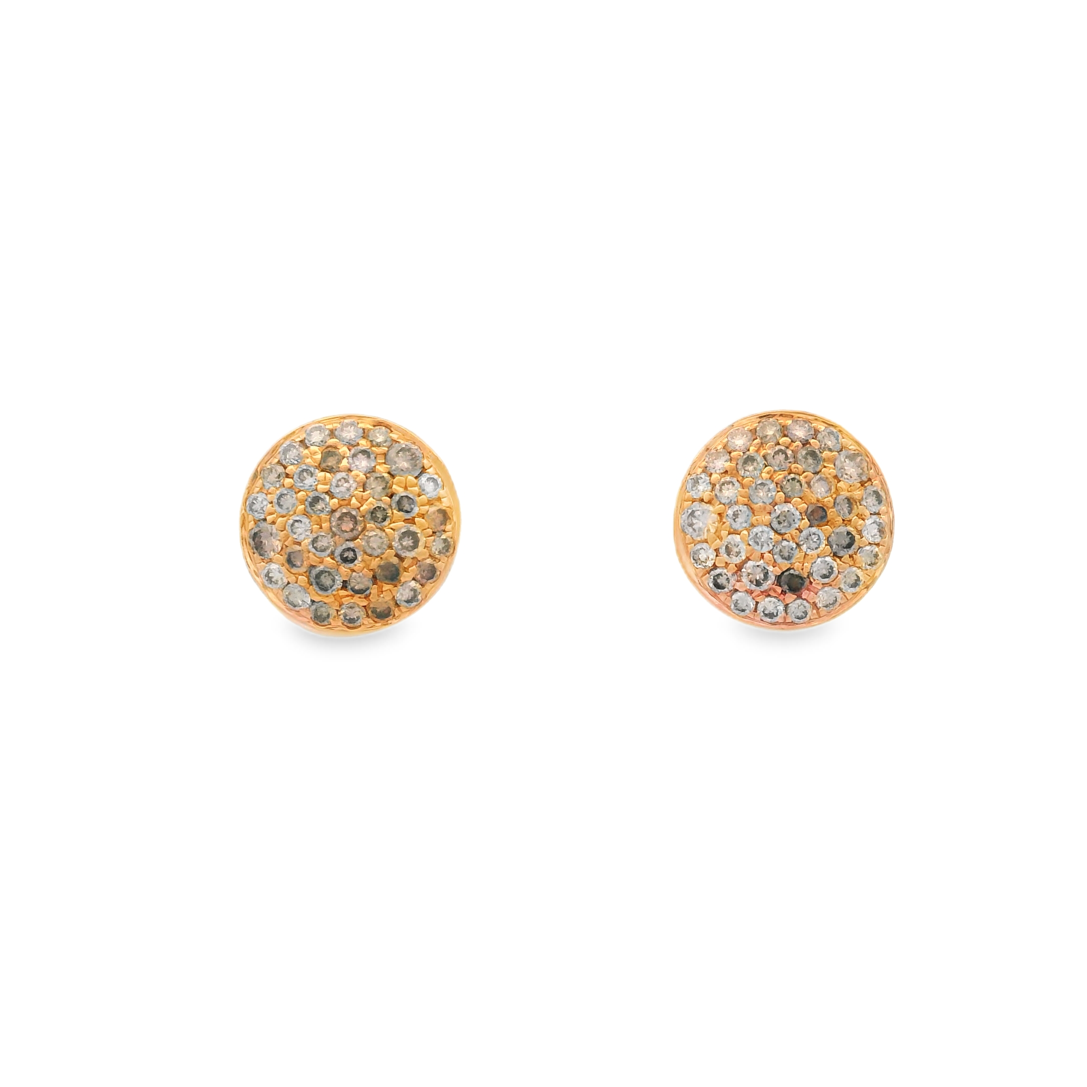 CHAMPAGNE DIAMOND STUDS