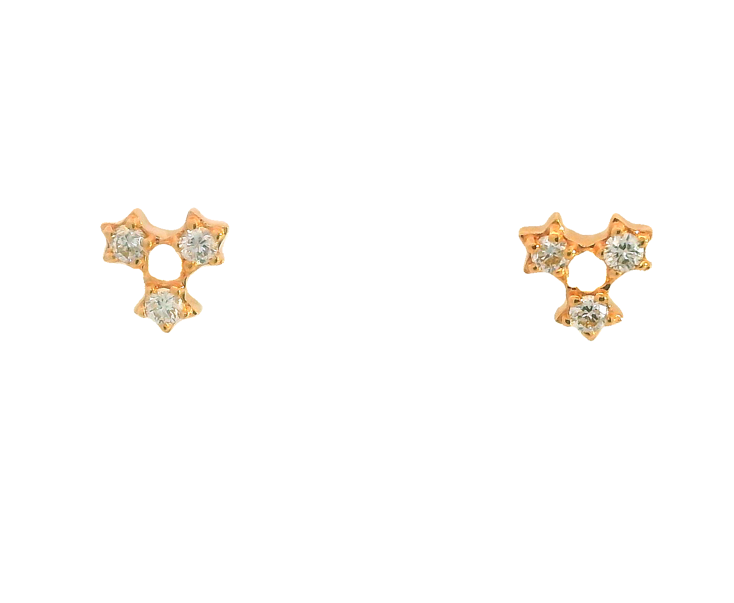 THREE STAR EARRINGS