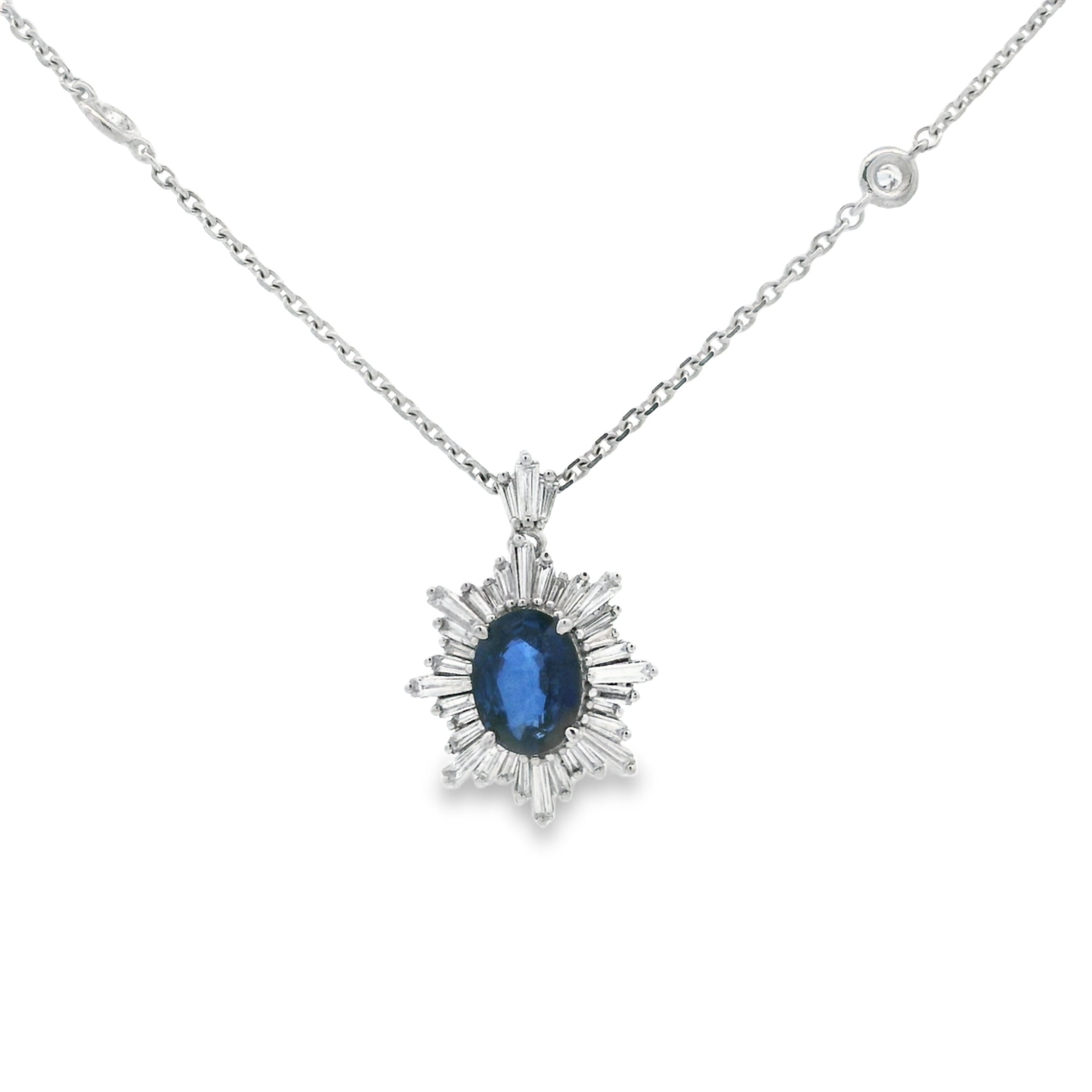 SAPPHIRE PENDANT NECKLACE