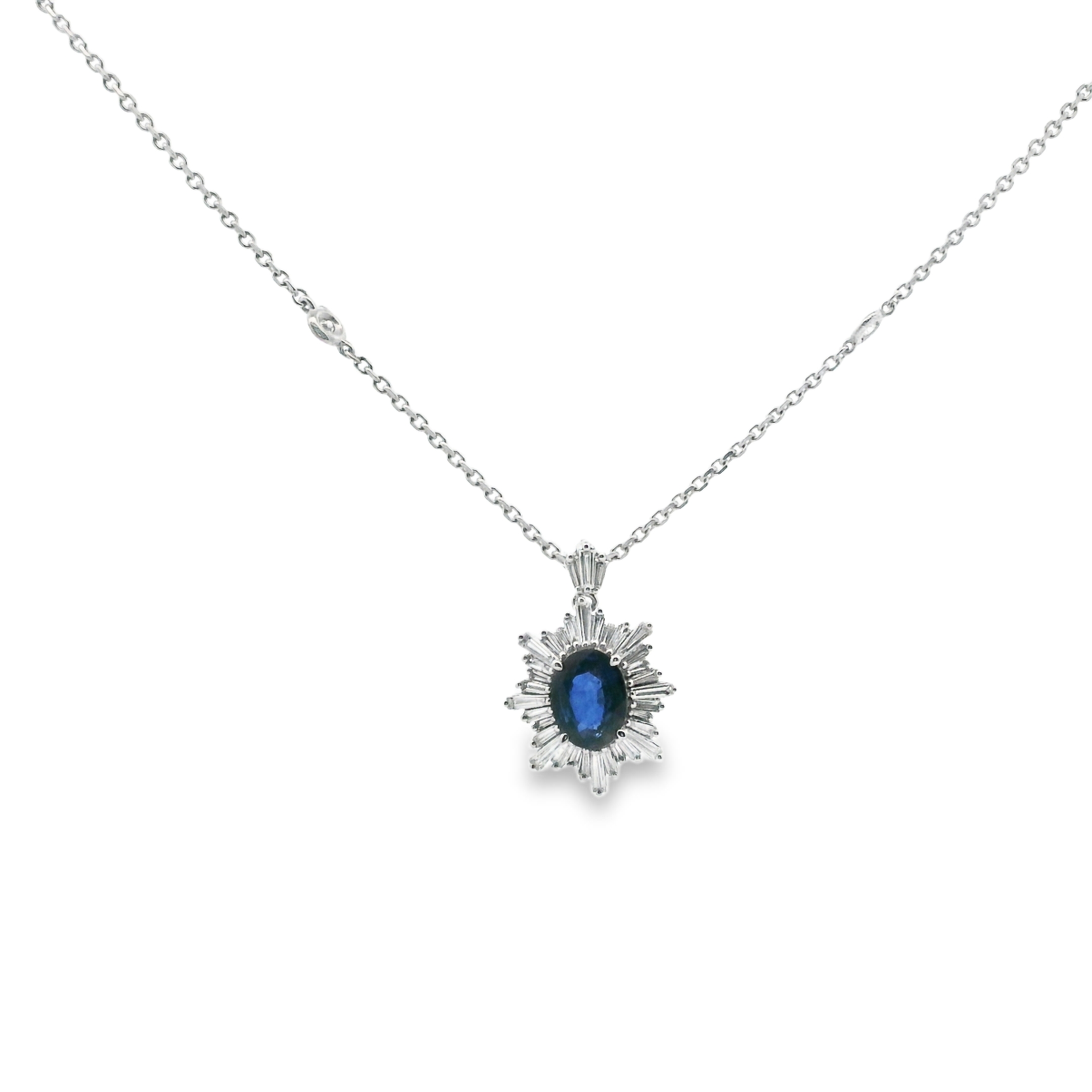 SAPPHIRE PENDANT NECKLACE