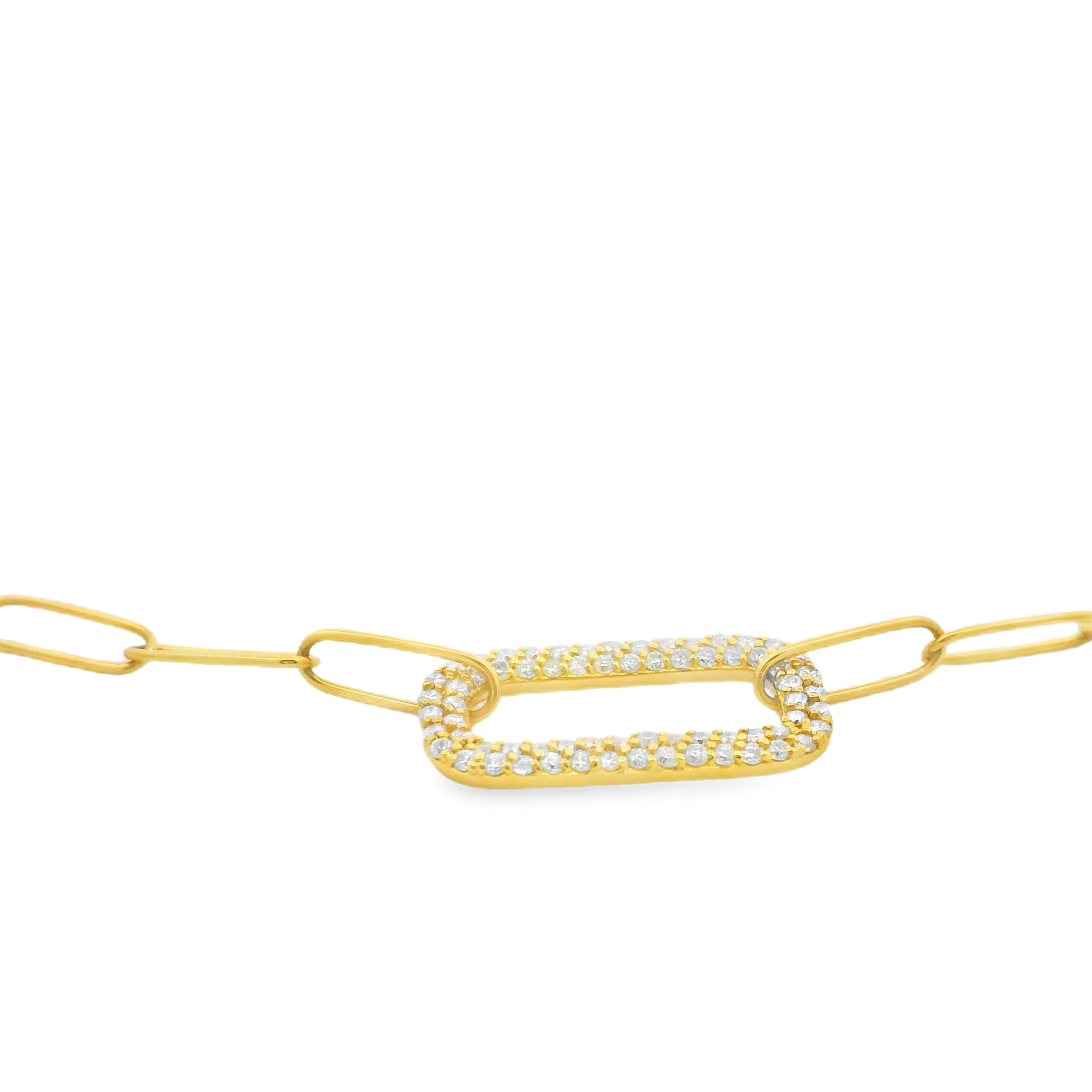 GOLDEN DIAMOND CHAIN NECKLACE