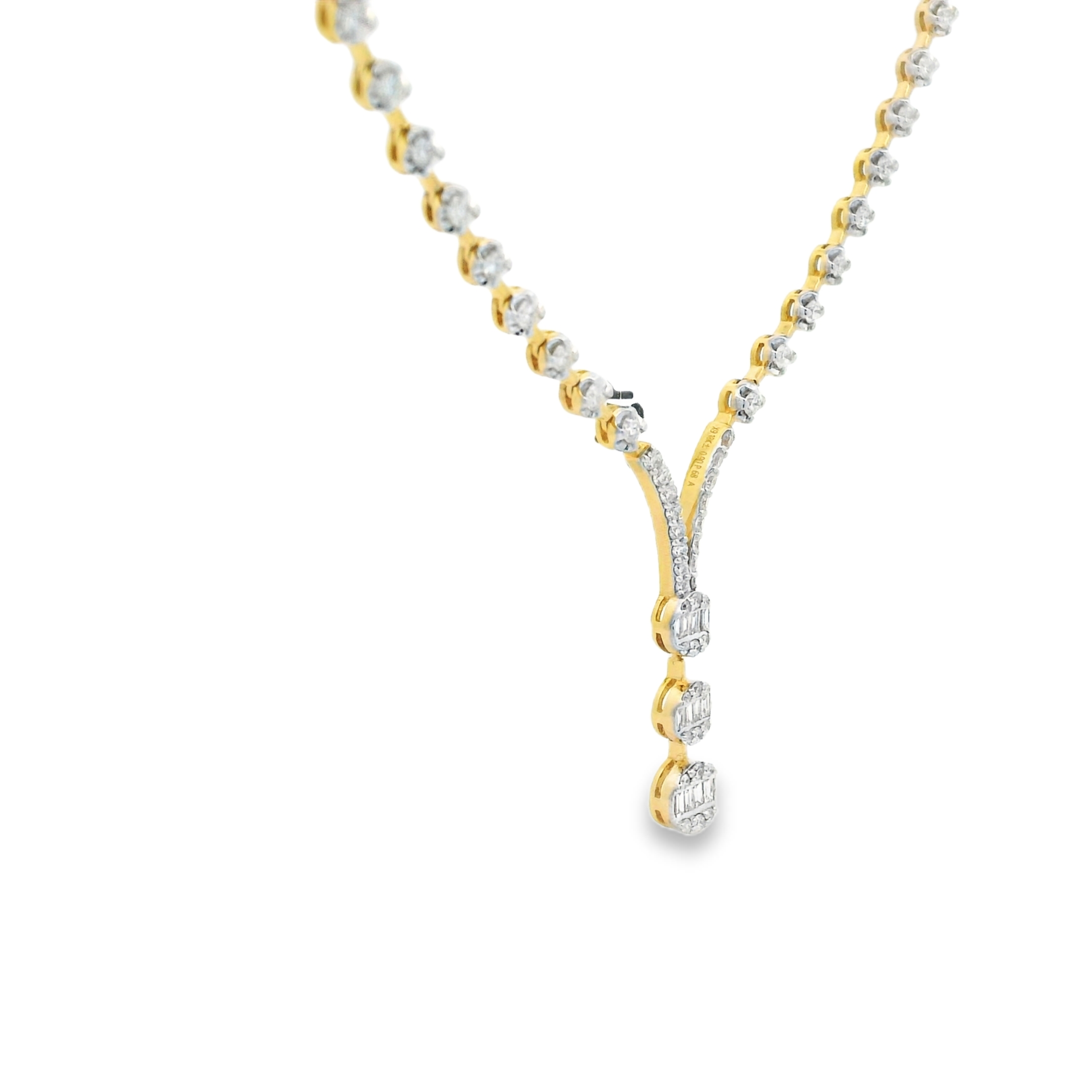 LONG DIAMOND NECKLACE