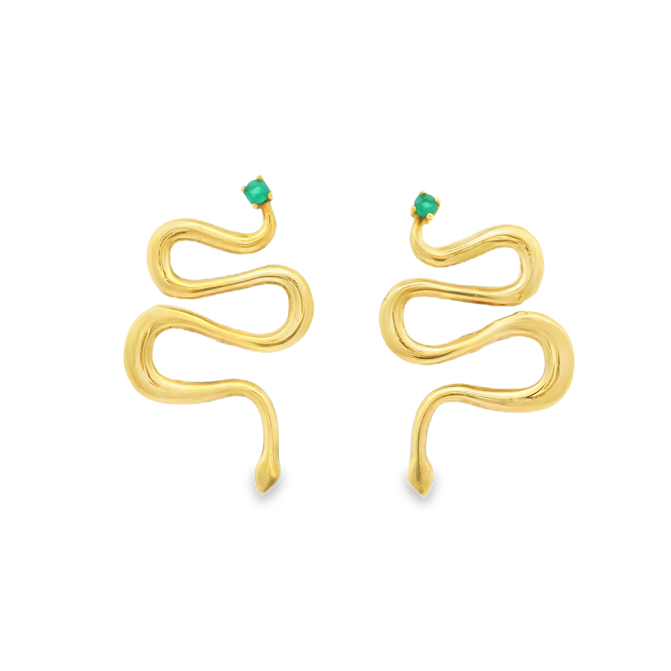 GOLDEN SNAKE EARRINGS