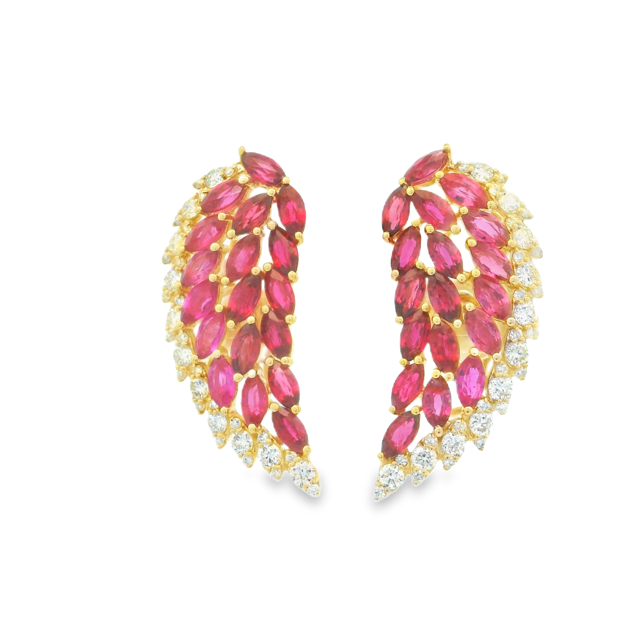 RUBY WING EARRINGS