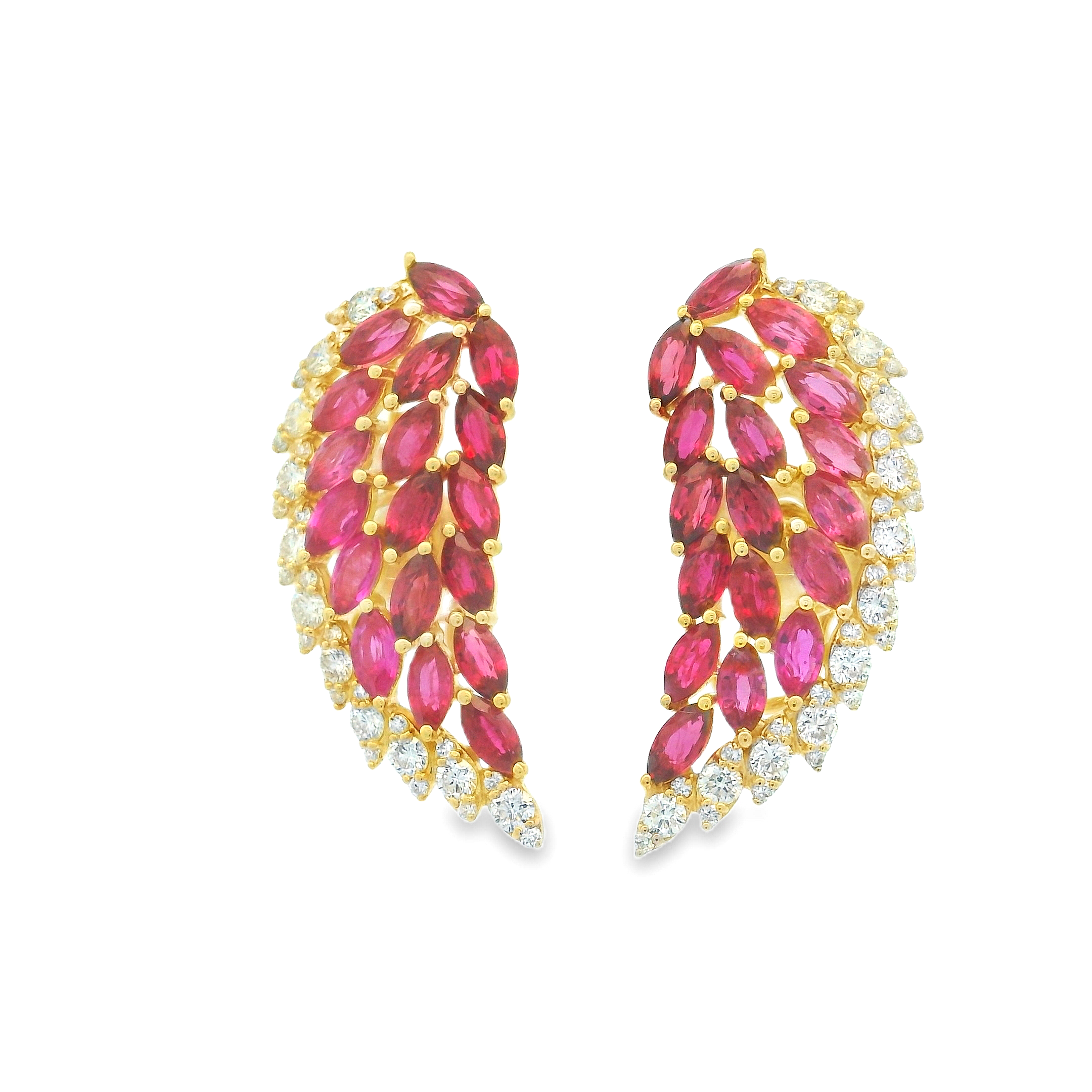 RUBY WING EARRINGS
