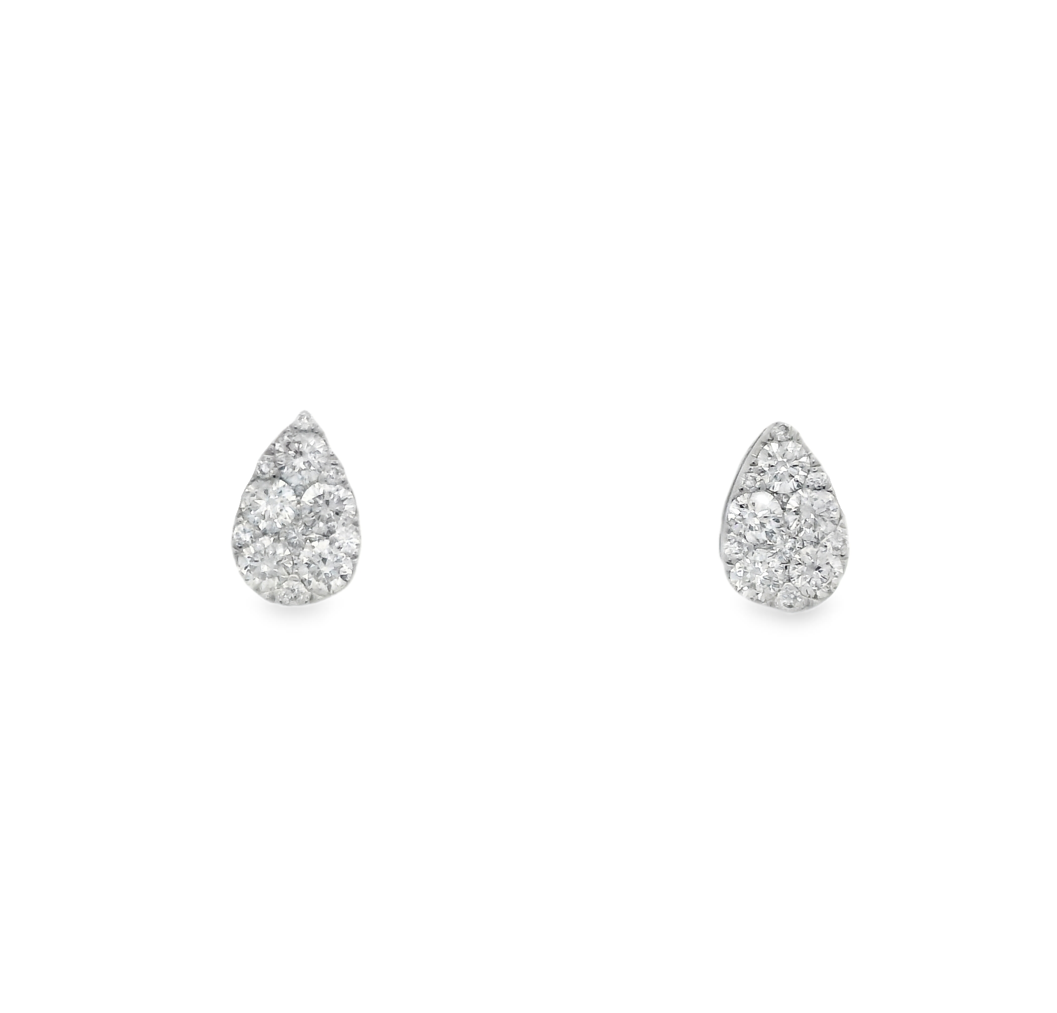 MINI TEAR-DROP DIAMOND STUDS