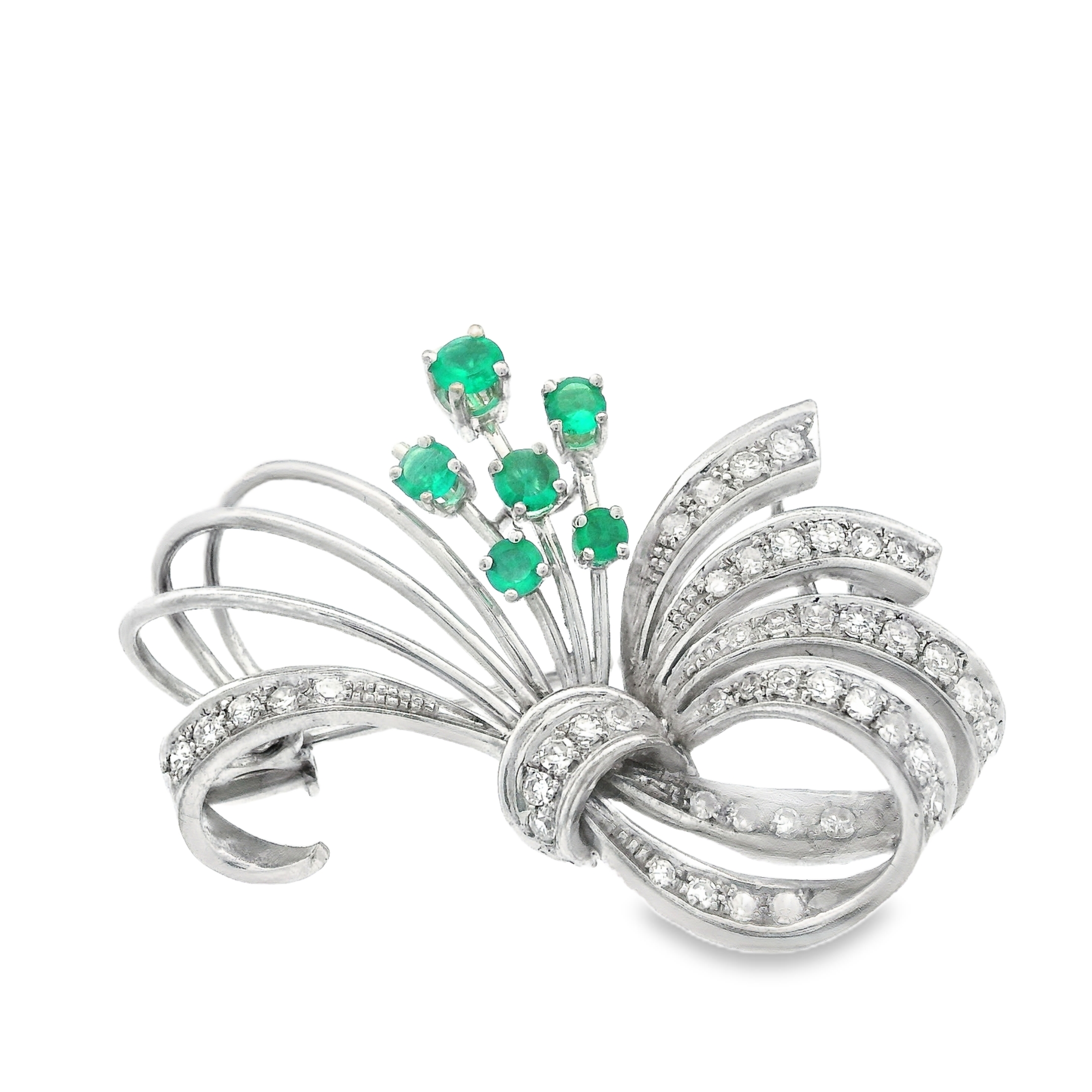 EMERALD REVEIRE VINTAGE BROCHE