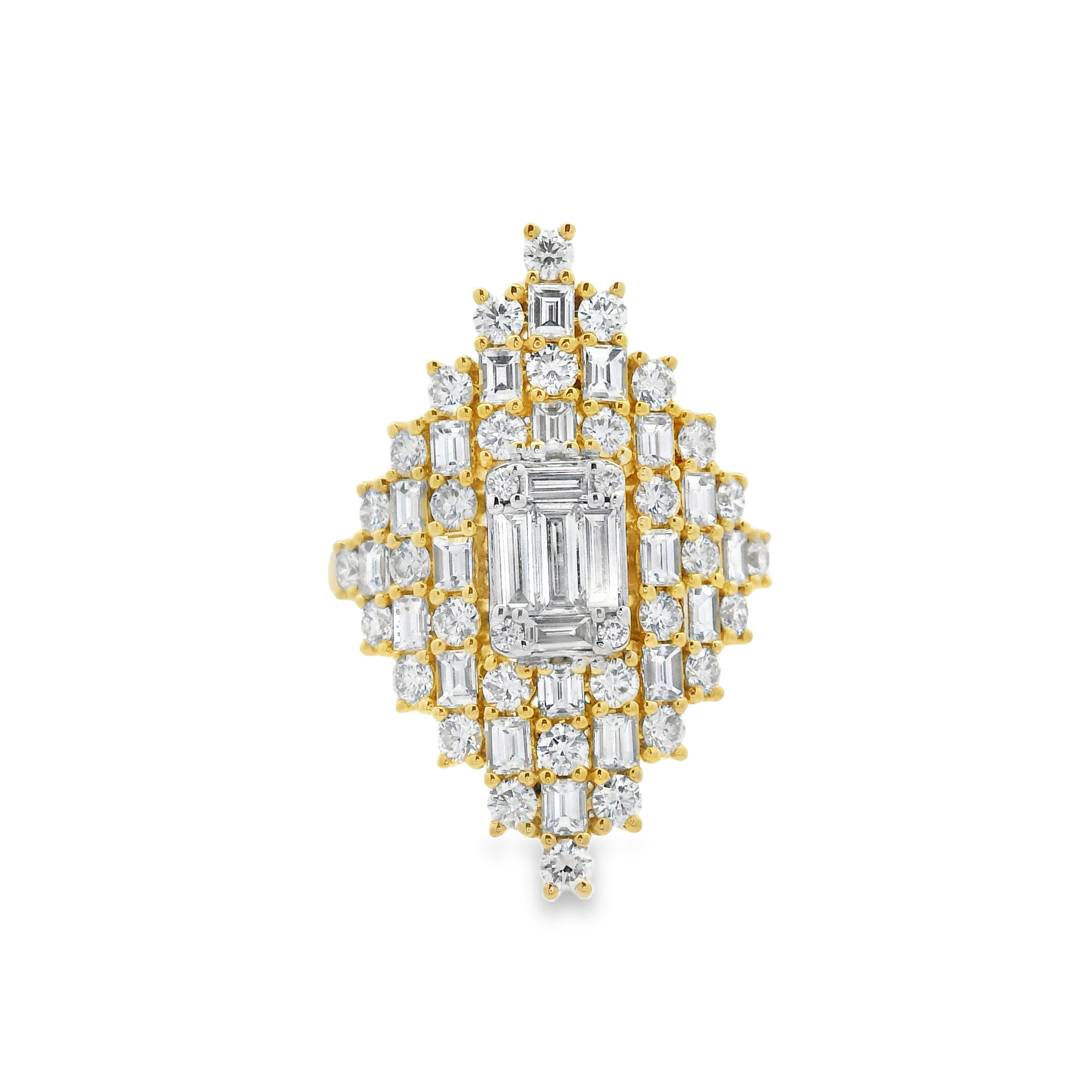 MULTI BAGUETTE DIAMOND RING