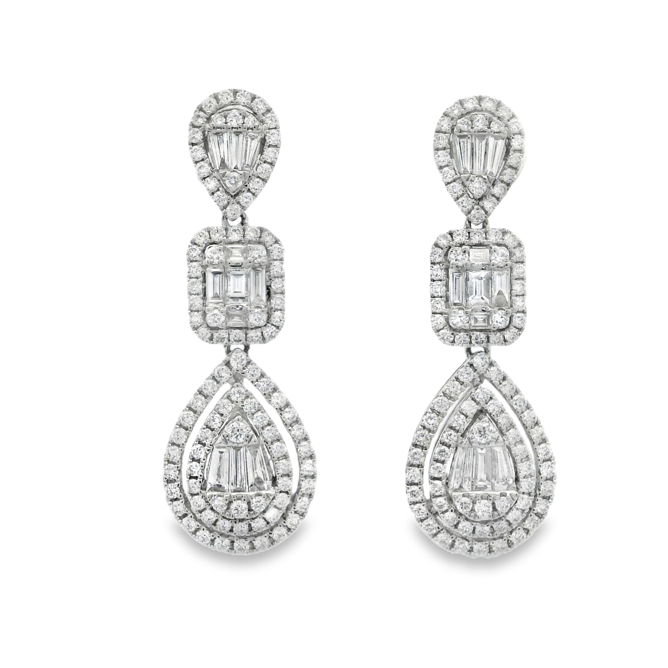 DIAMOND DANGLE EARRINGS