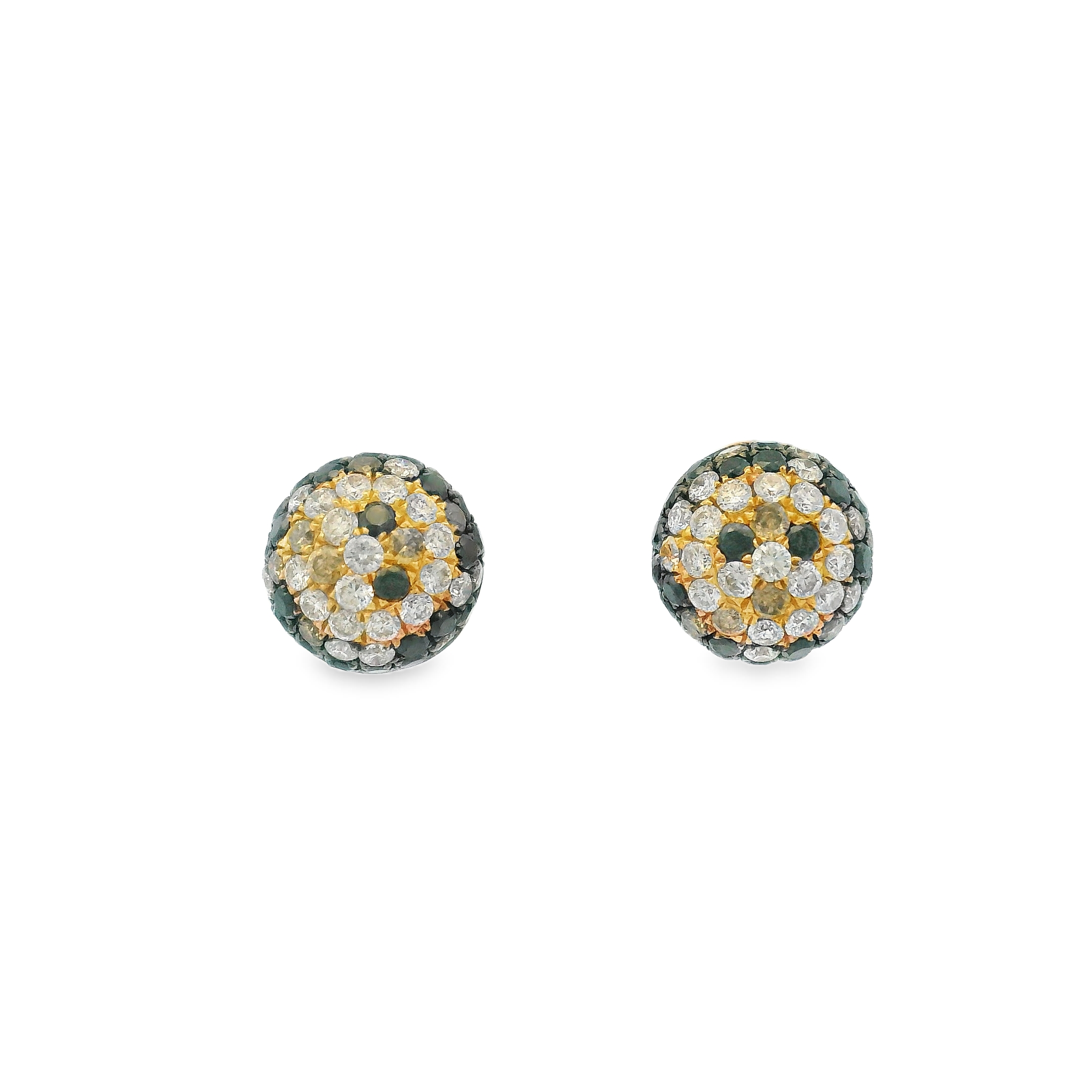 MULTI-COLOR DIAMOND STUDS