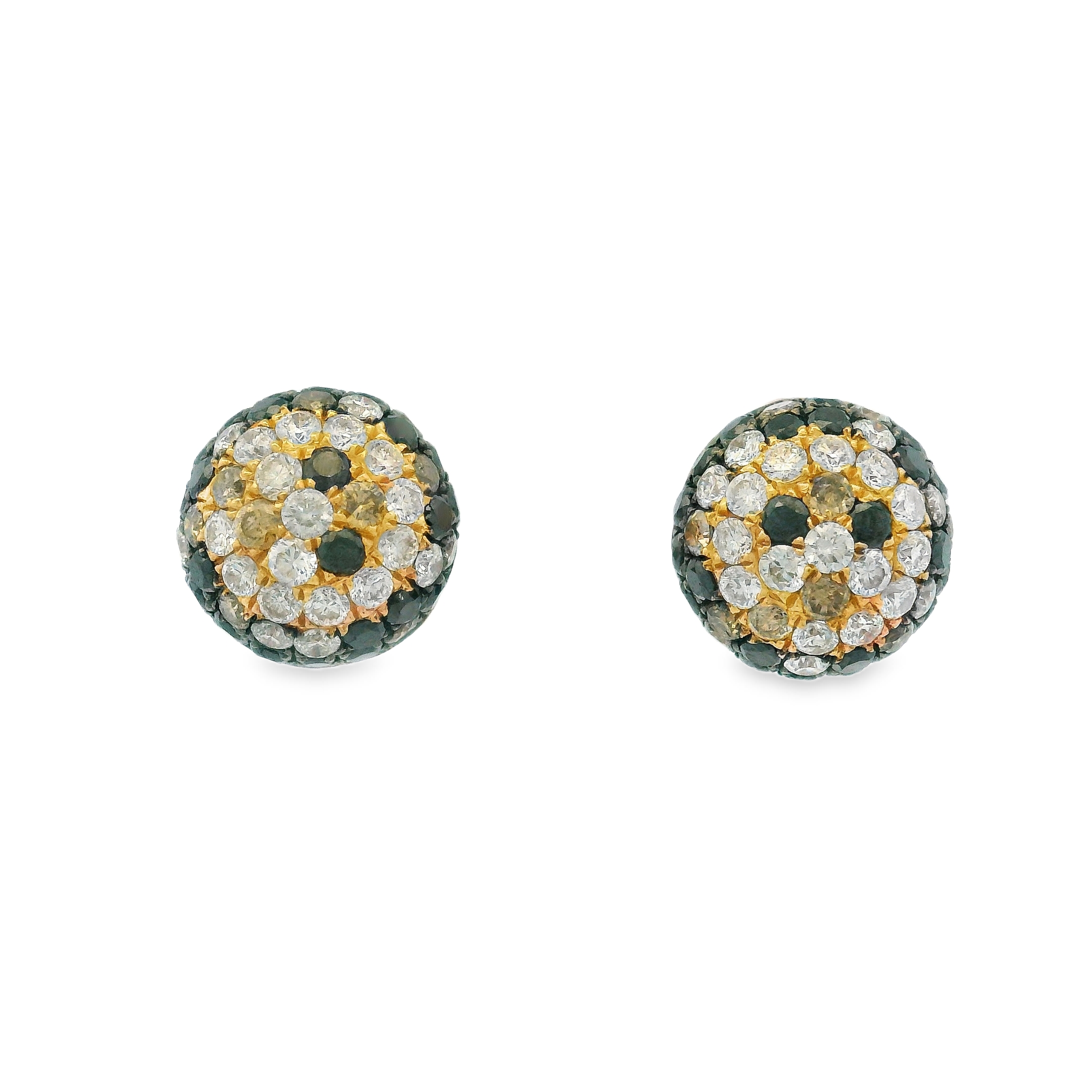 MULTI-COLOR DIAMOND STUDS