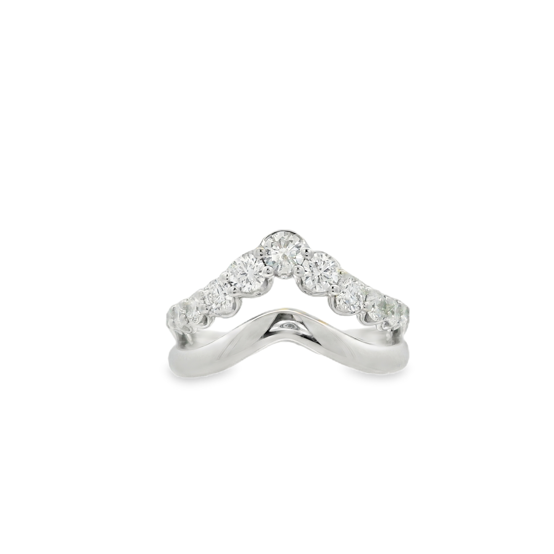 DOUBLE V DIAMOND RING