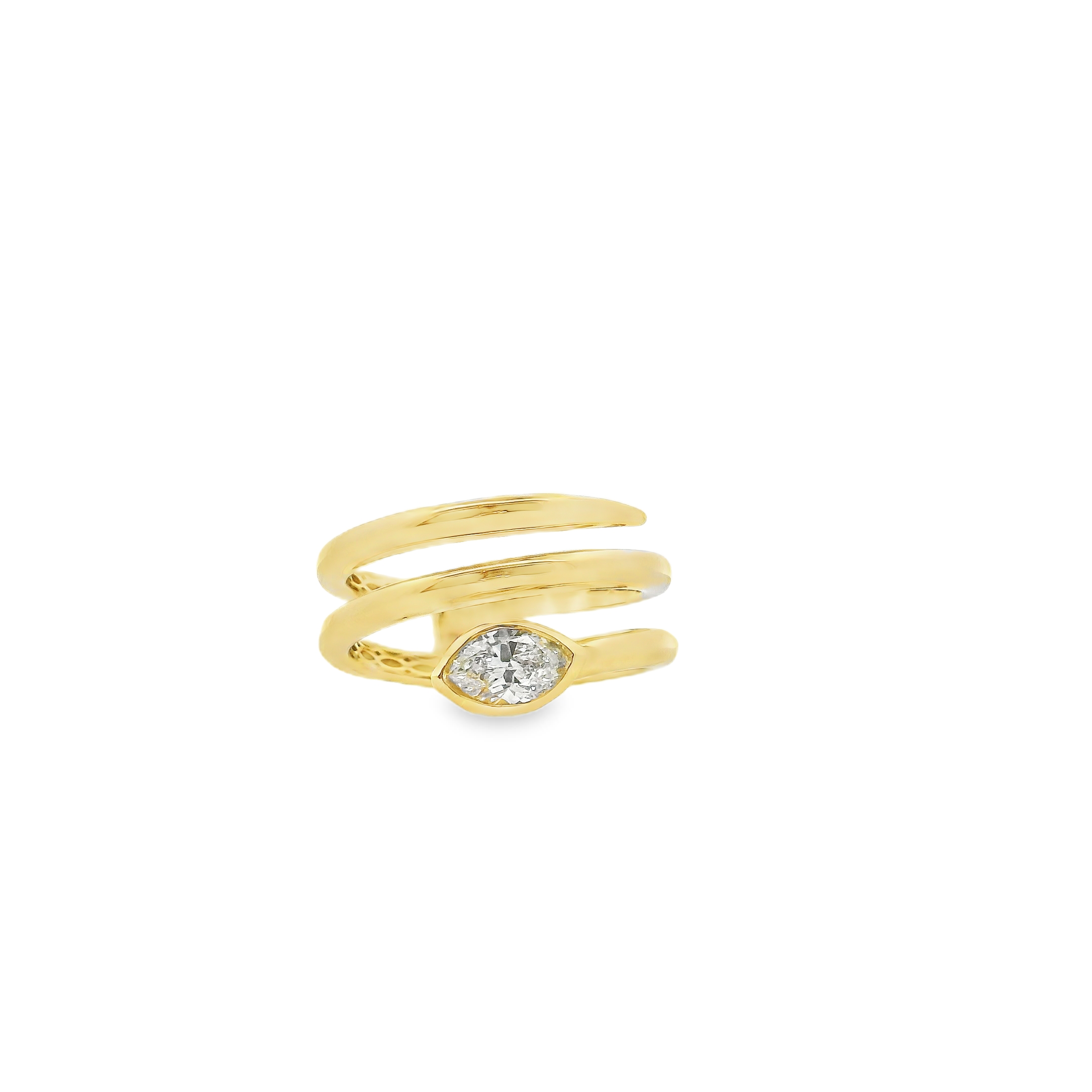 SPIRAL GOLDEN RING