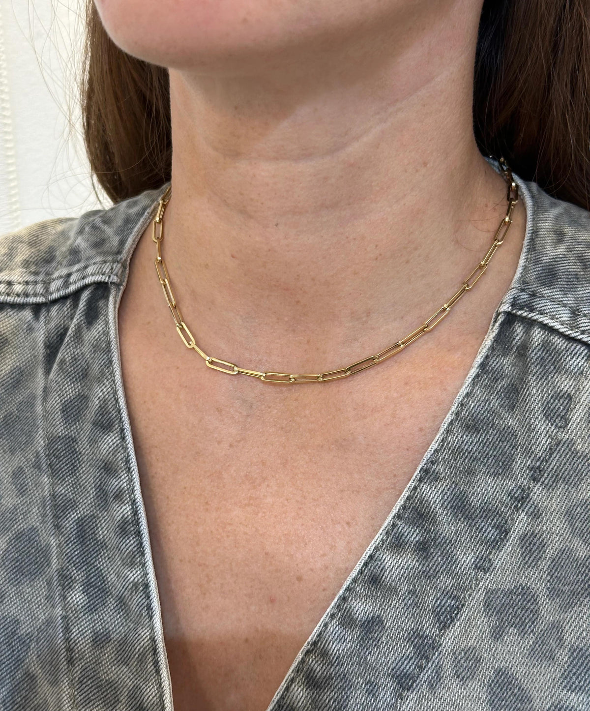 PAPERCLIP  NECKLACE
