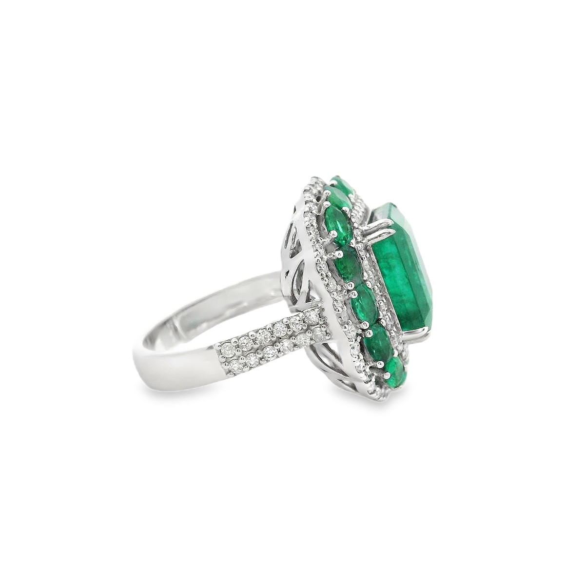 MULTI EMERALD COCKTAIL RING